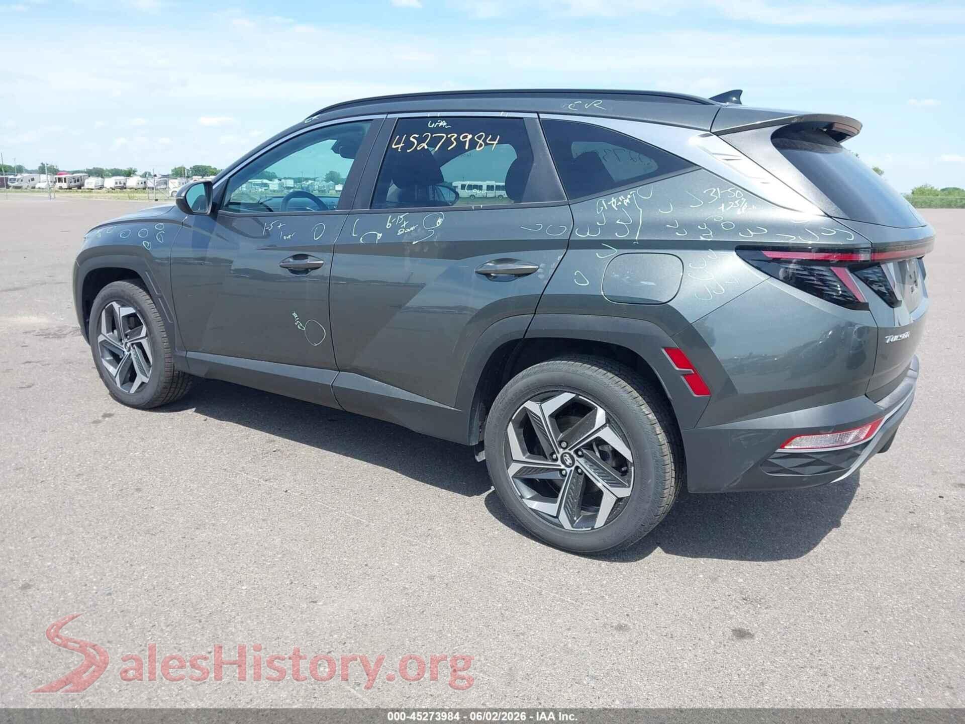 2023 HYUNDAI TUCSON VIN 5NMJFCAE4PH179023, driver side view
