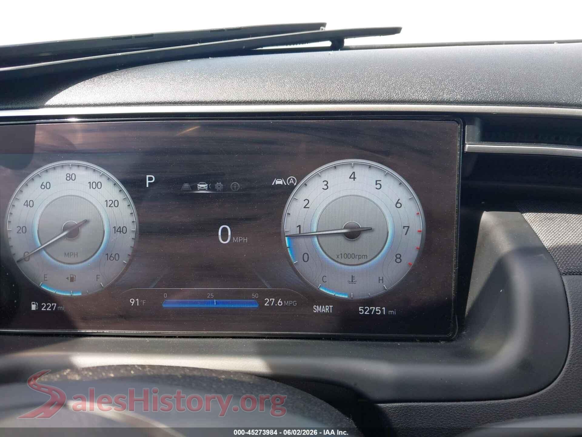 2023 HYUNDAI TUCSON VIN 5NMJFCAE4PH179023, passenger side view