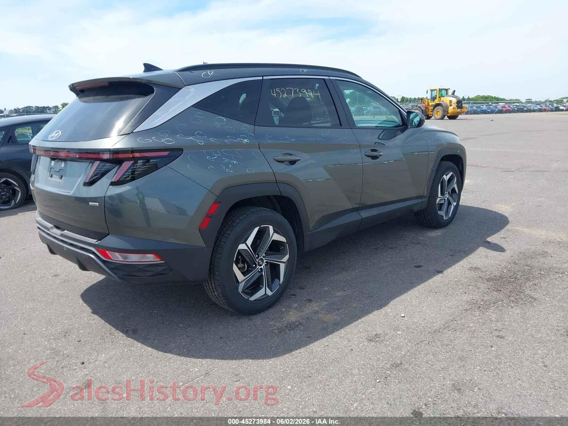 2023 HYUNDAI TUCSON VIN 5NMJFCAE4PH179023, rear driver side