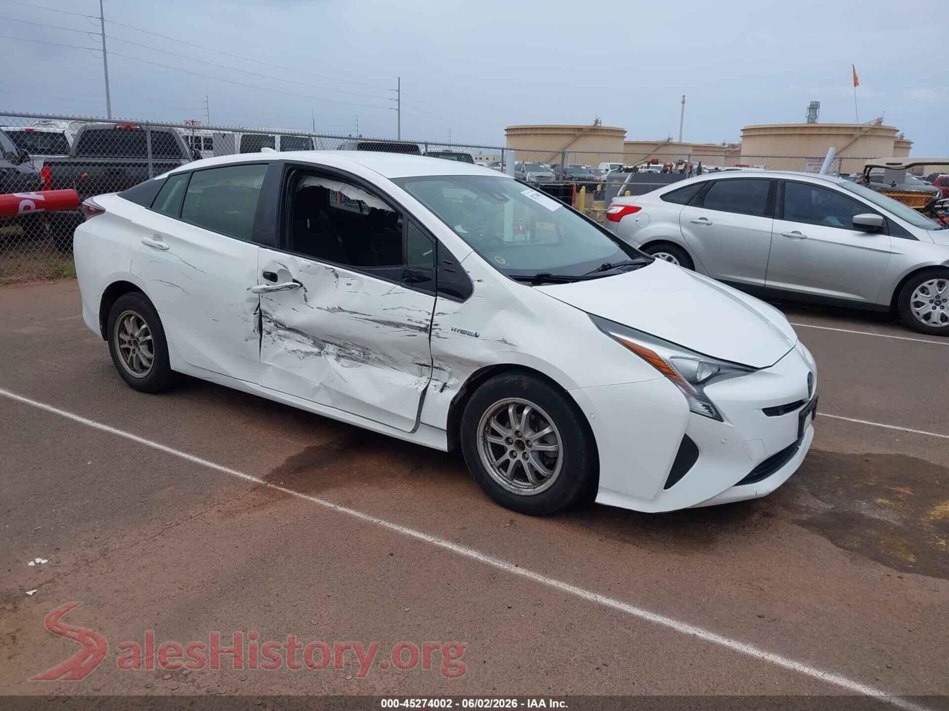JTDKBRFU6J3081376 2018 TOYOTA PRIUS