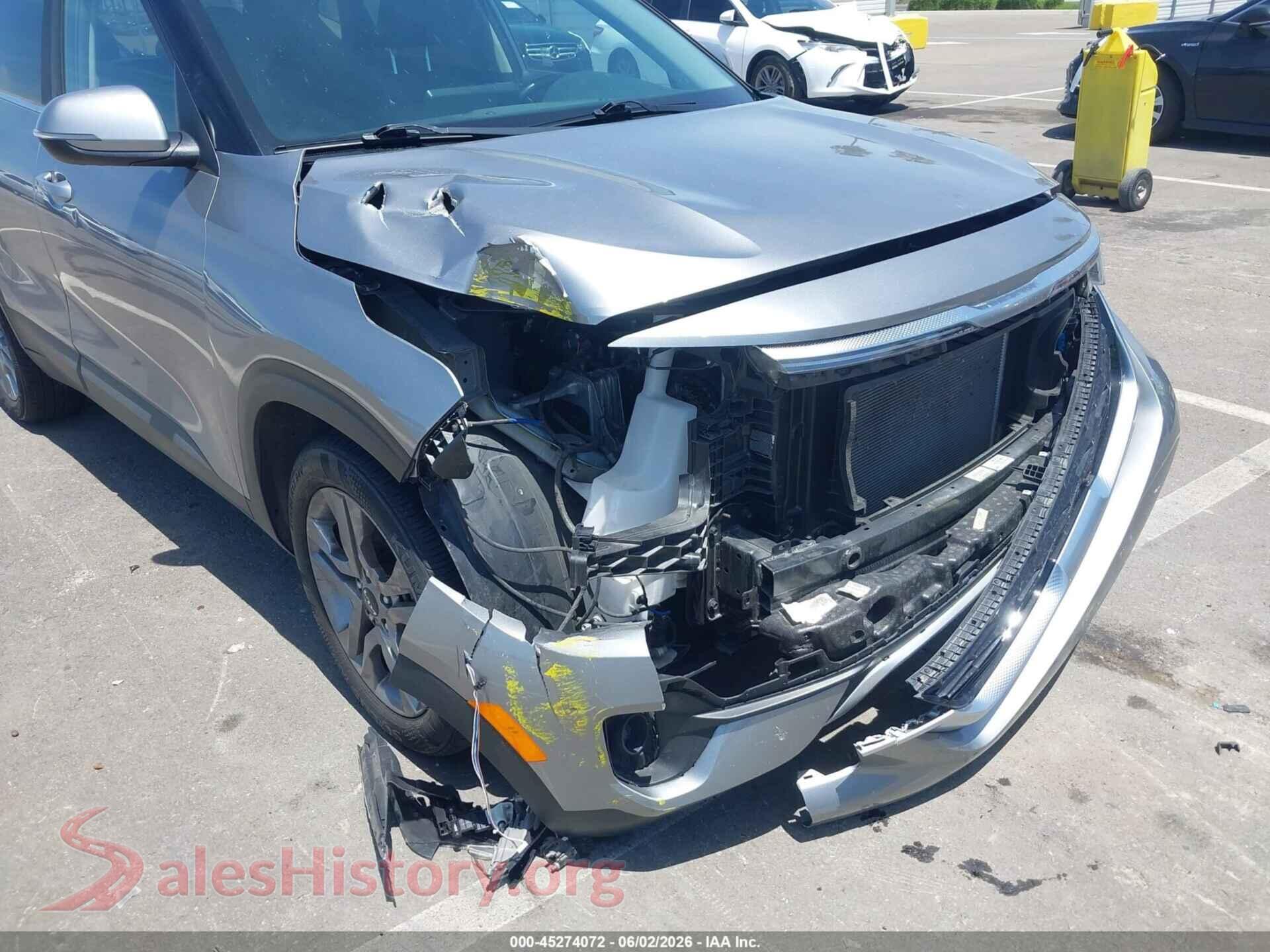 2022 KIA SELTOS VIN KNDEU2AA8N7238349, rear passenger side