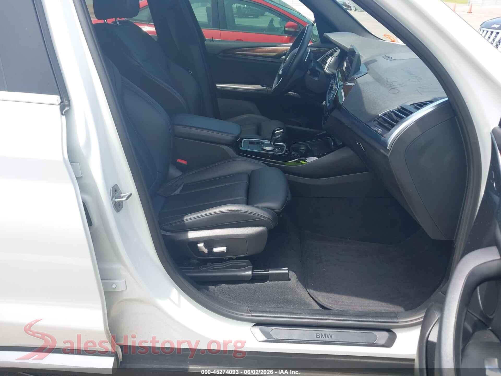2023 BMW X3 VIN 5UX43DP06P9R87942, rear view