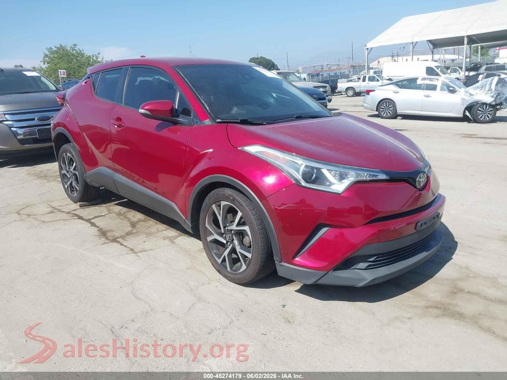 NMTKHMBX6JR034170 2018 TOYOTA C-HR