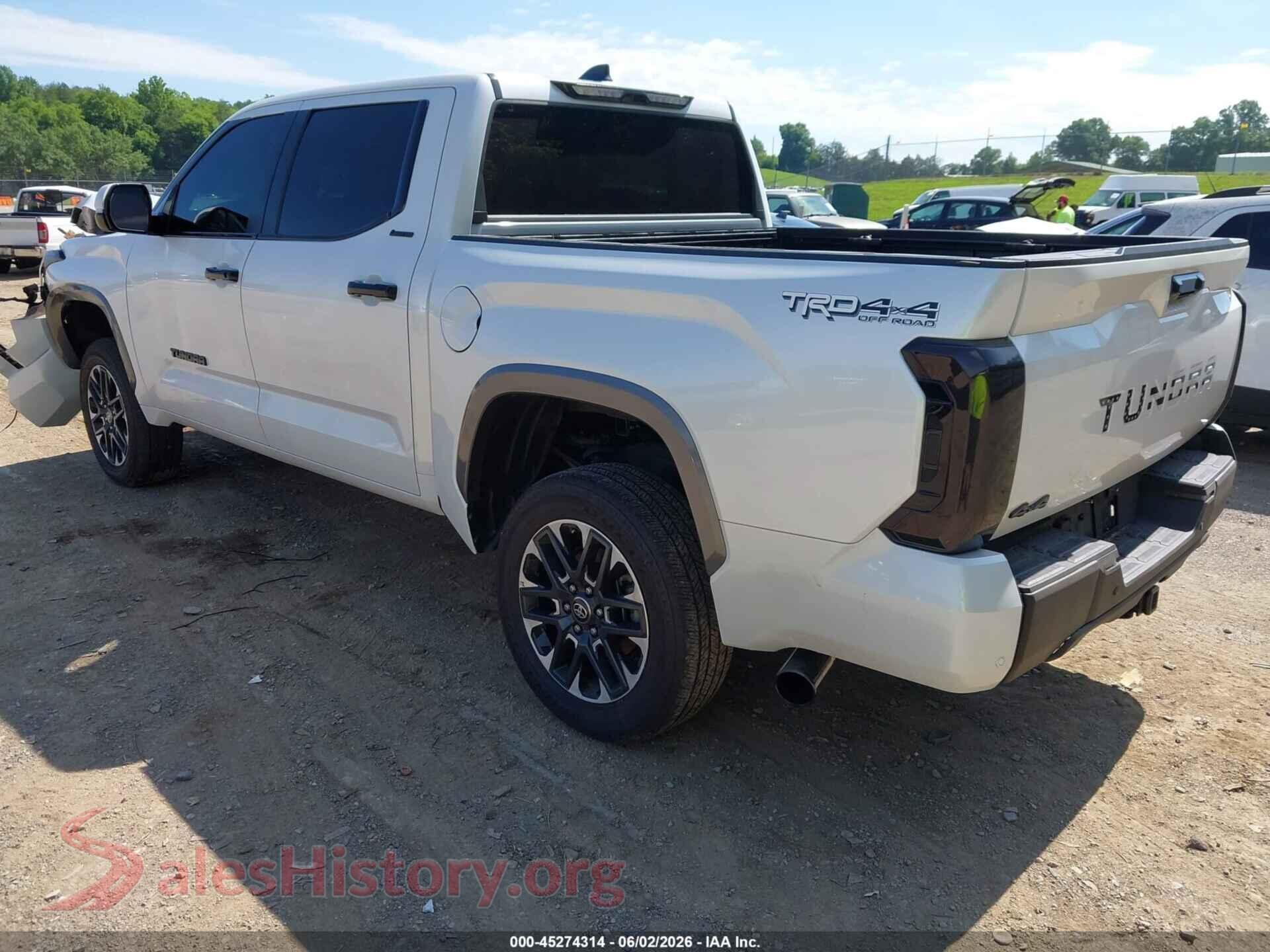 2025 TOYOTA TUNDRA VIN 5TFJA5DB6SX270807, driver side view