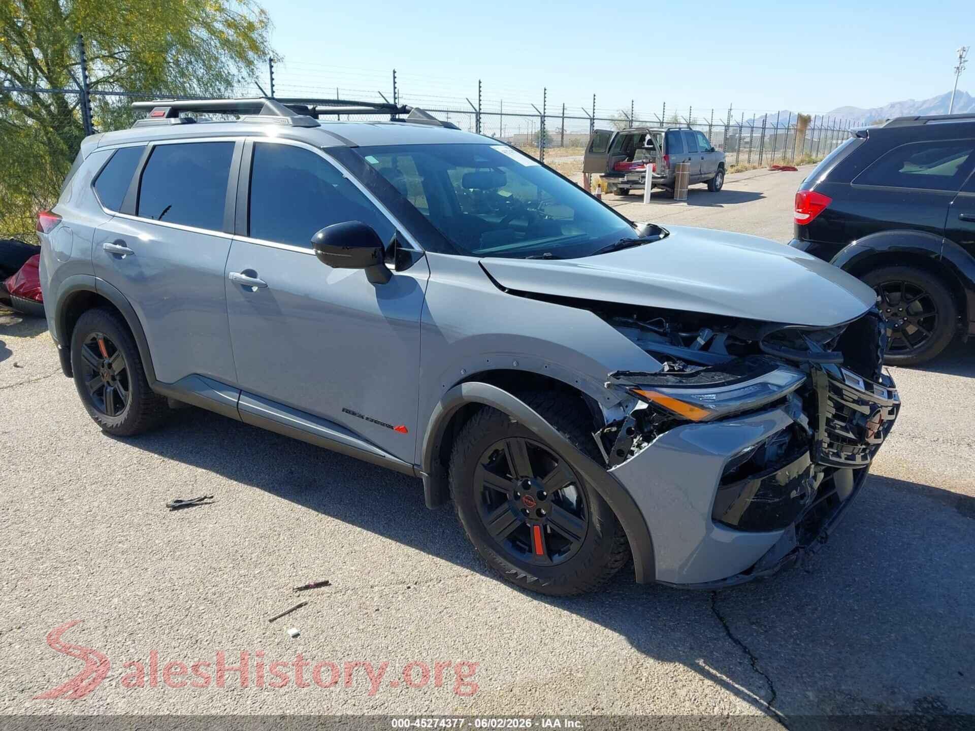 5N1BT3BB8SC822123 2025 NISSAN ROGUE