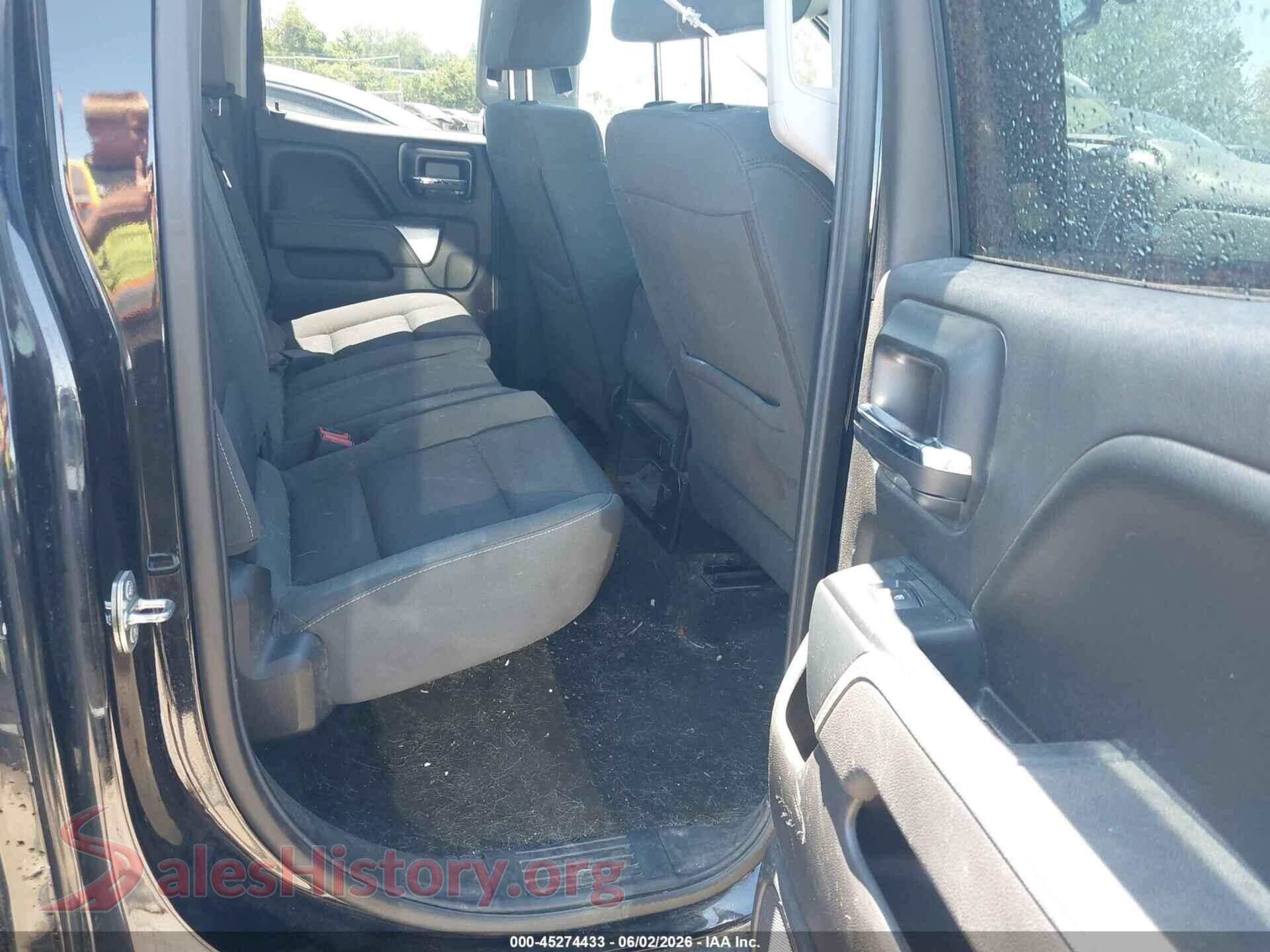 2017 CHEVROLET SILVERADO 1500 VIN 1GCVKREC6HZ169292, front passenger side