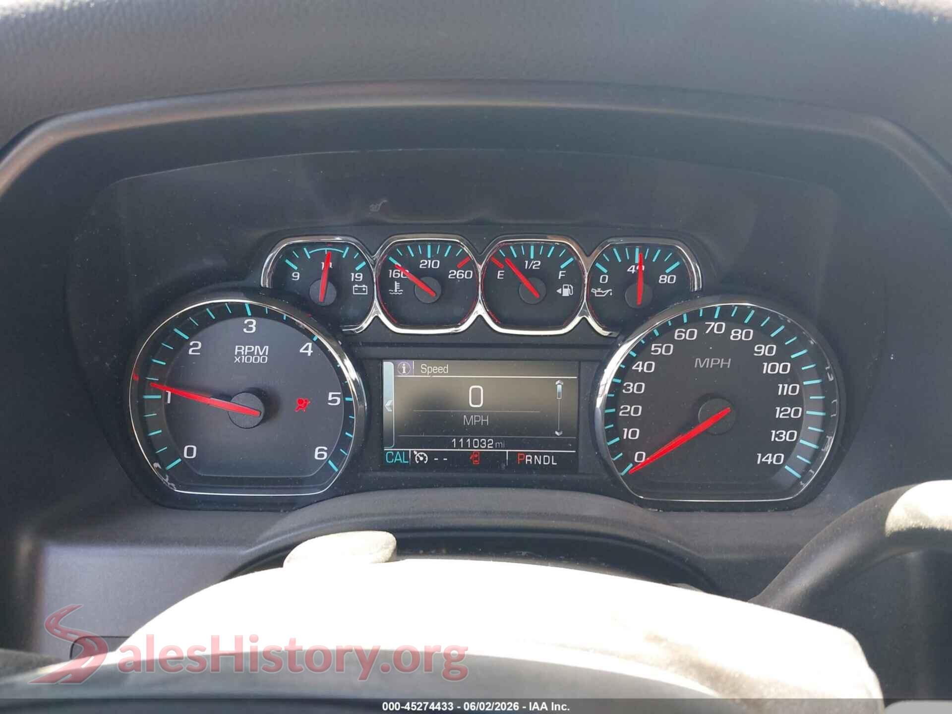 2017 CHEVROLET SILVERADO 1500 VIN 1GCVKREC6HZ169292, passenger side view