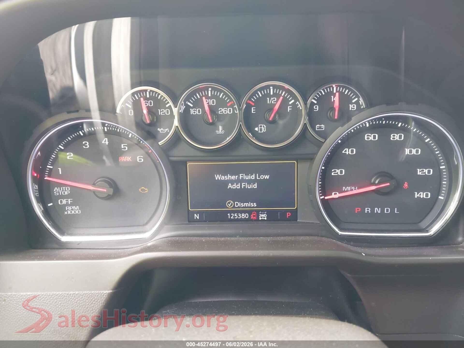 2019 CHEVROLET SILVERADO 1500 VIN 3GCPYFED9KG220189, passenger side view