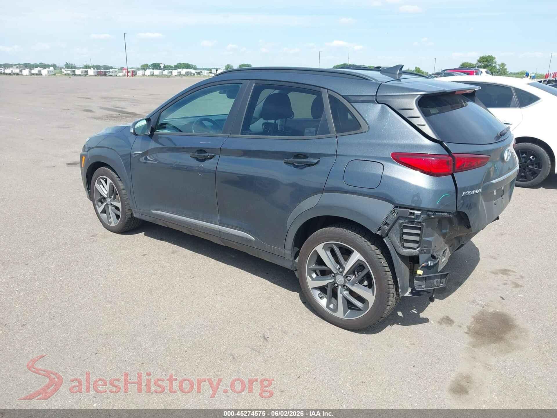 2021 HYUNDAI KONA VIN KM8K3CA56MU697034, driver side view