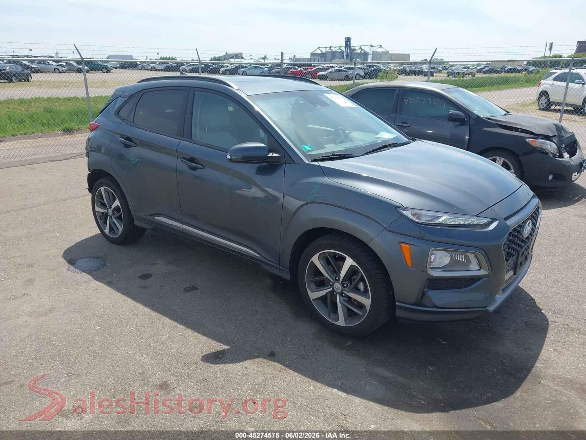 2021 HYUNDAI KONA VIN KM8K3CA56MU697034, auction photo