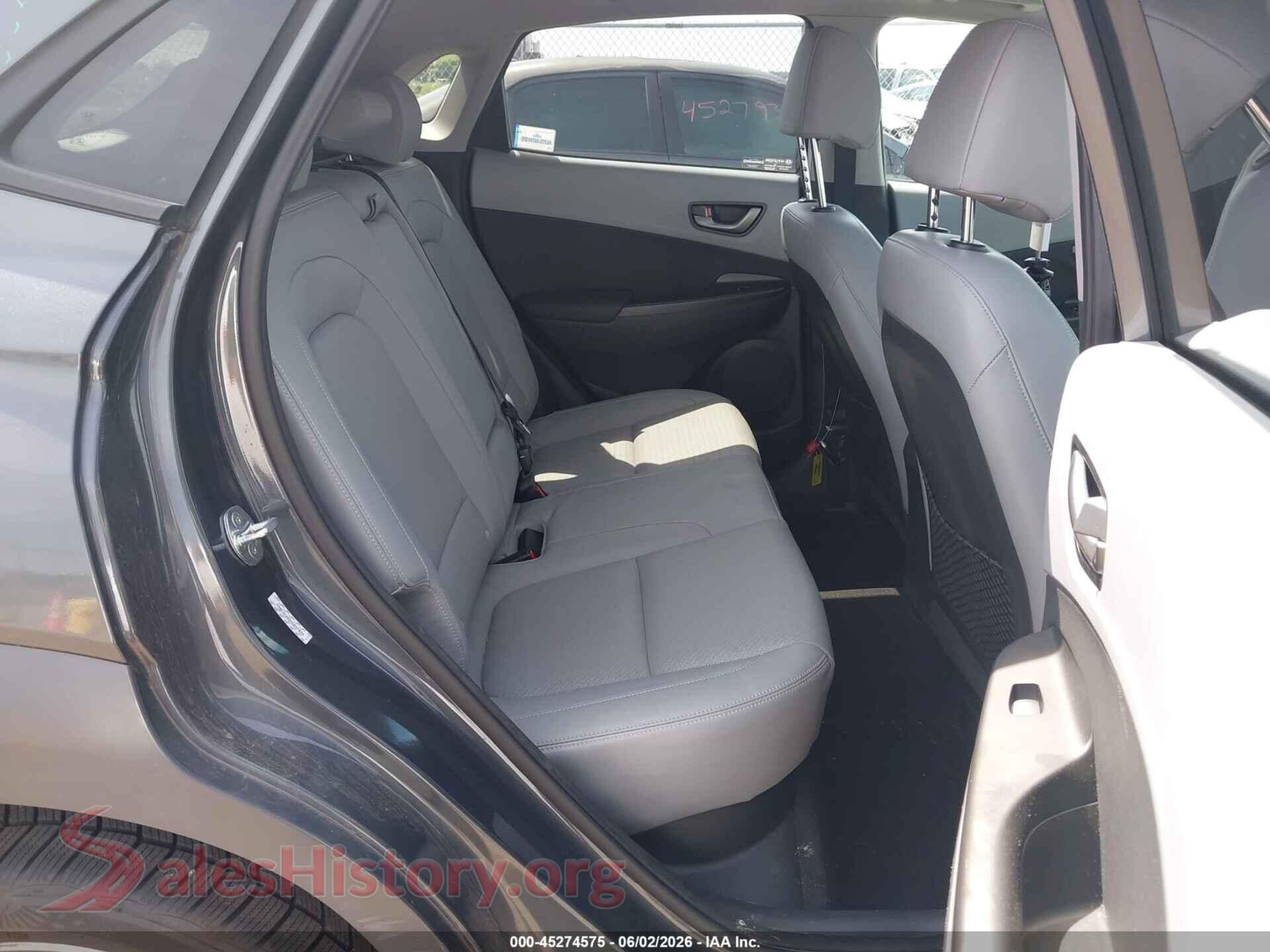 2021 HYUNDAI KONA VIN KM8K3CA56MU697034, front passenger side