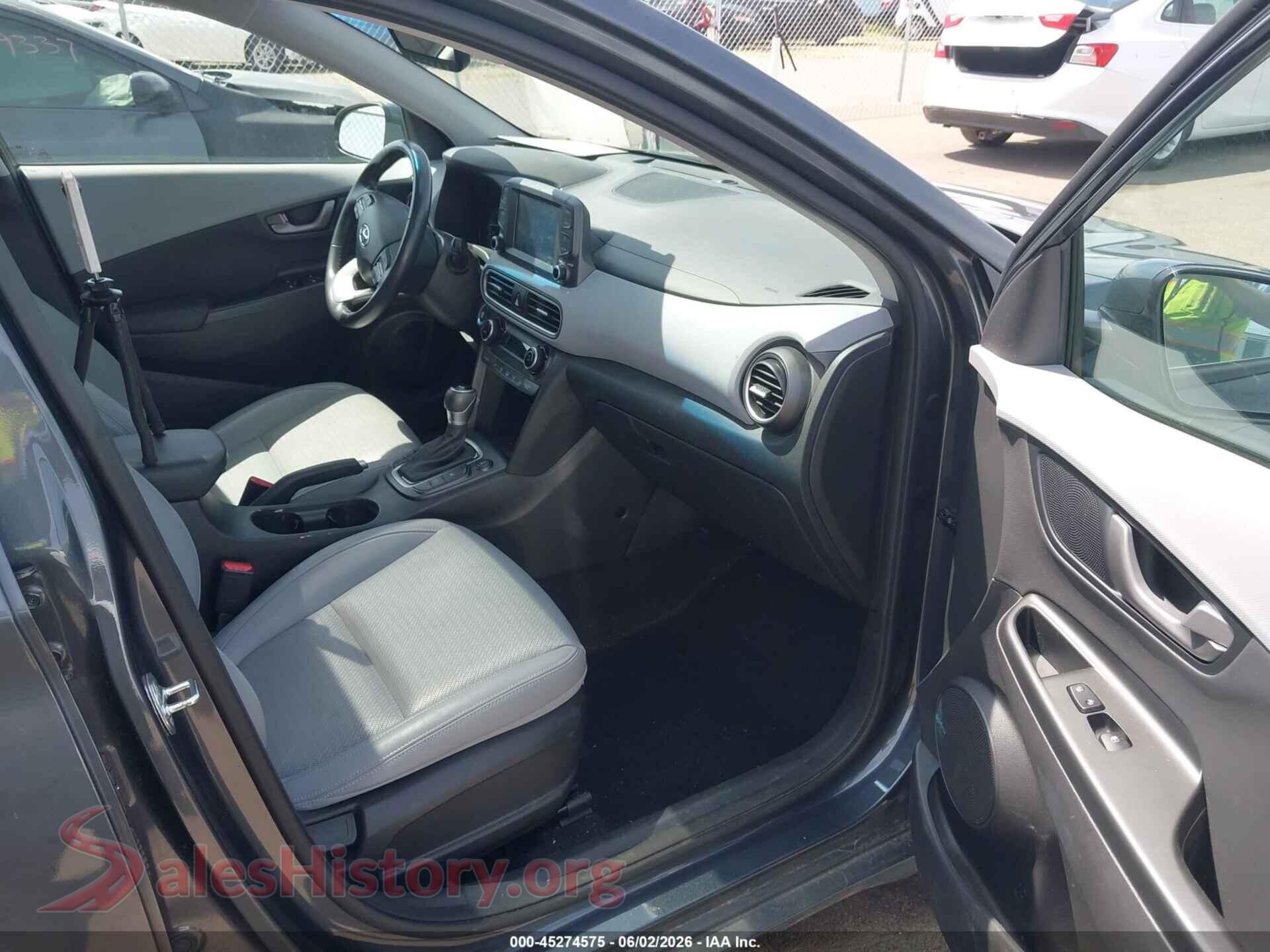 2021 HYUNDAI KONA VIN KM8K3CA56MU697034, rear view