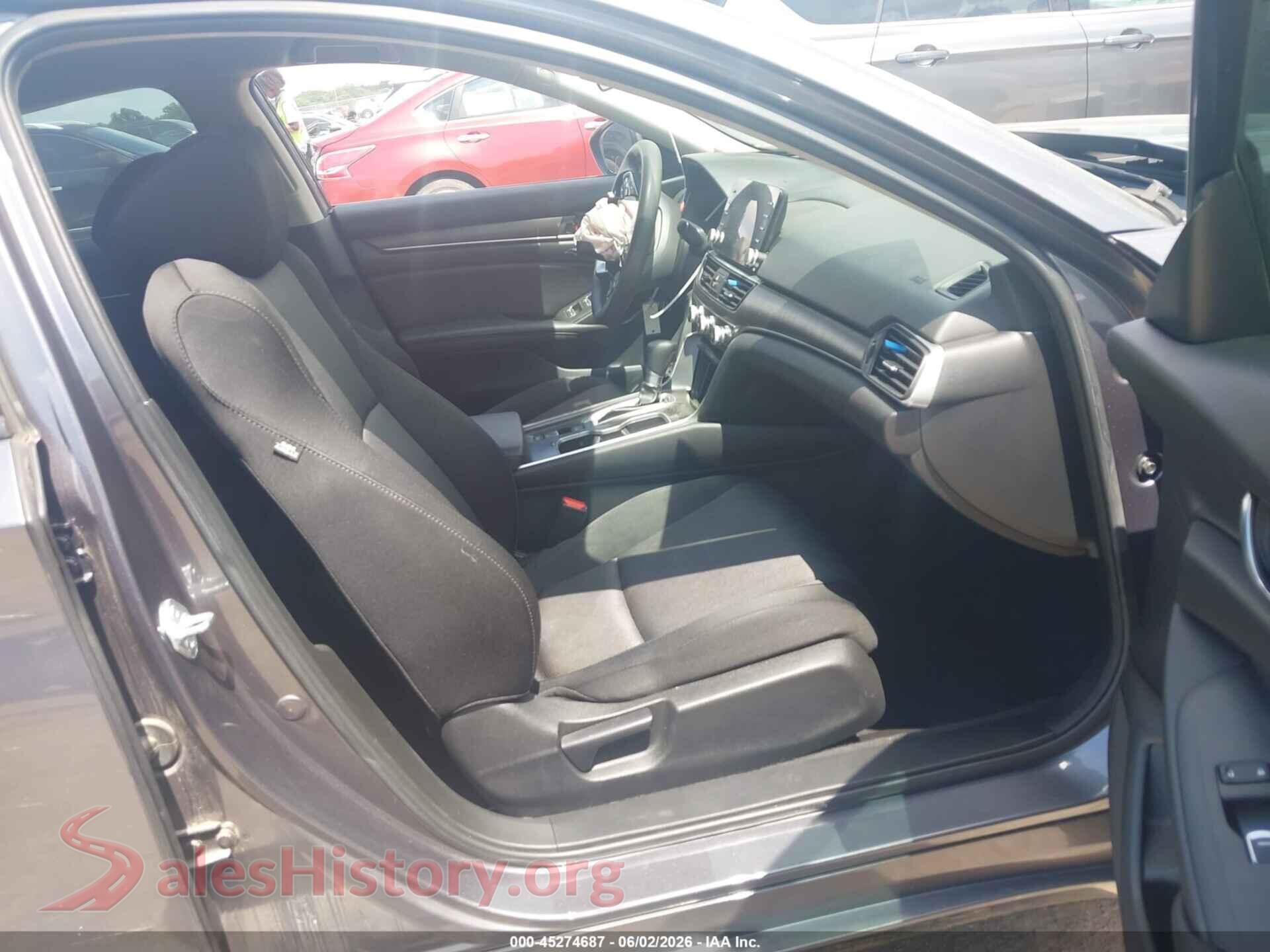 2021 HONDA ACCORD VIN 1HGCV1F17MA062050, rear view