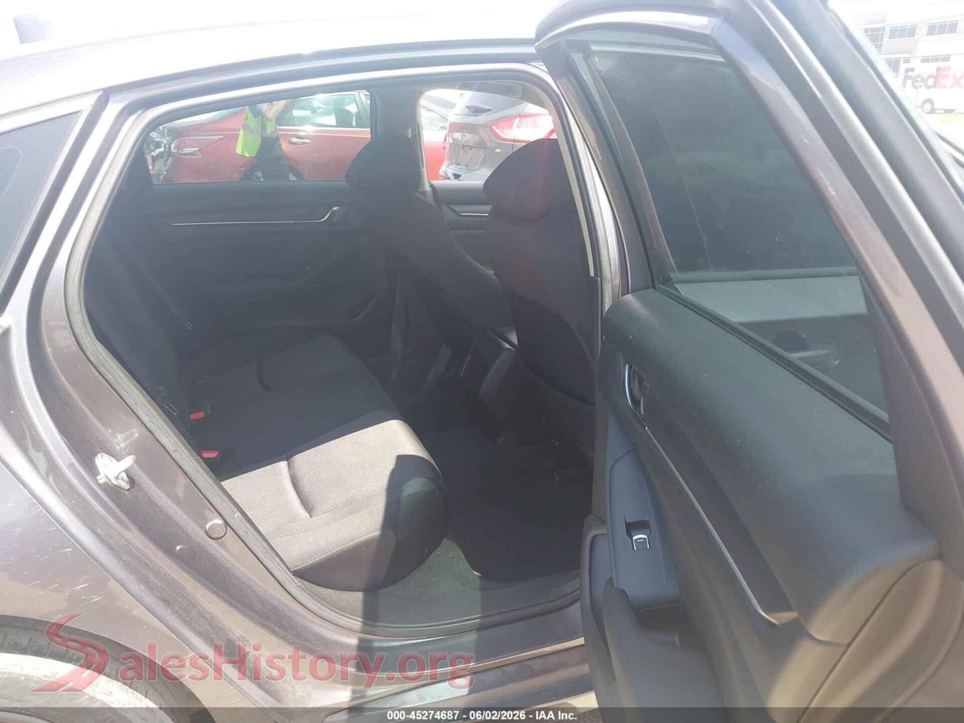 2021 HONDA ACCORD VIN 1HGCV1F17MA062050, front passenger side