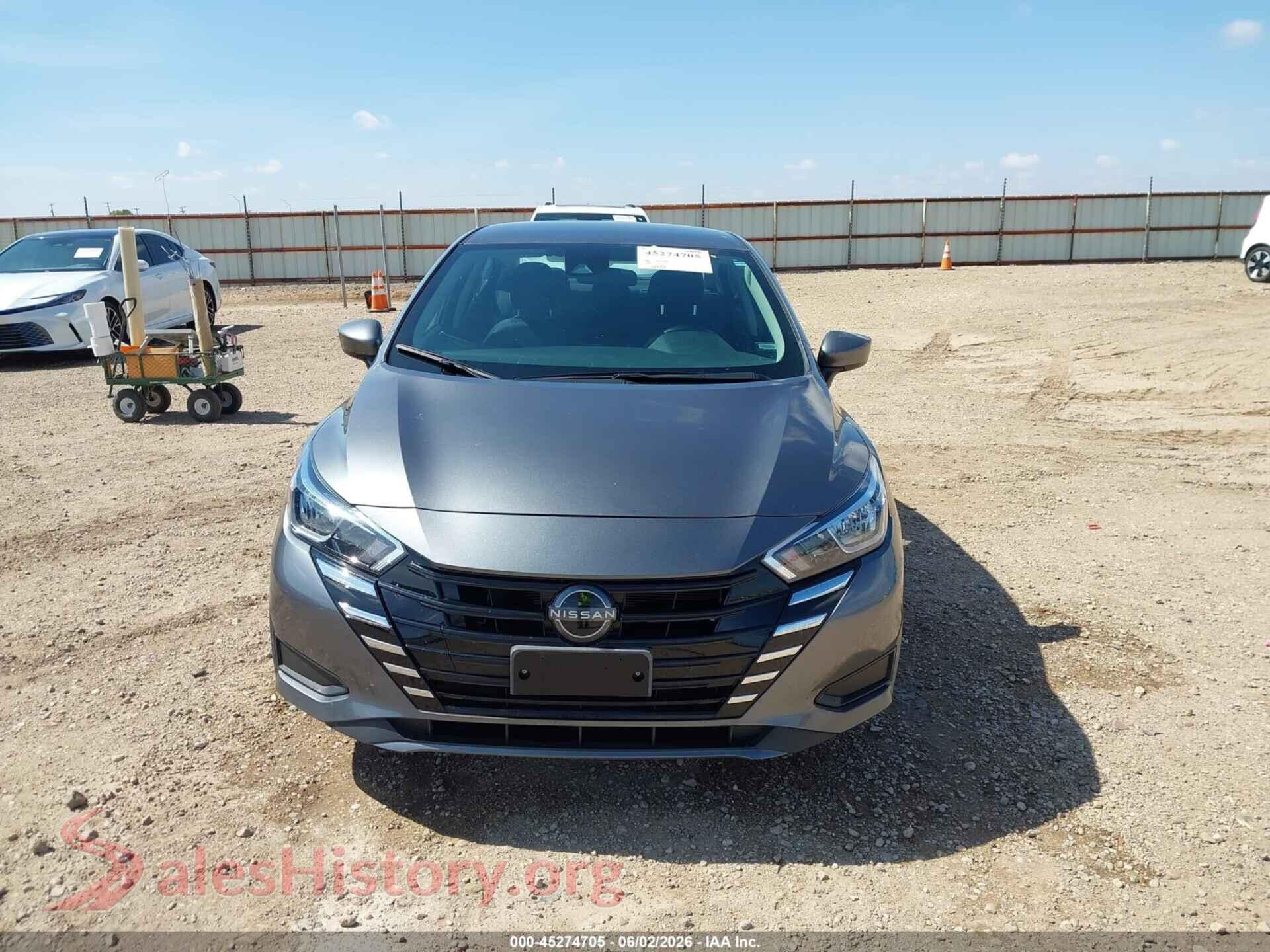 2024 NISSAN VERSA VIN 3N1CN8EV3RL889476, damage close-up