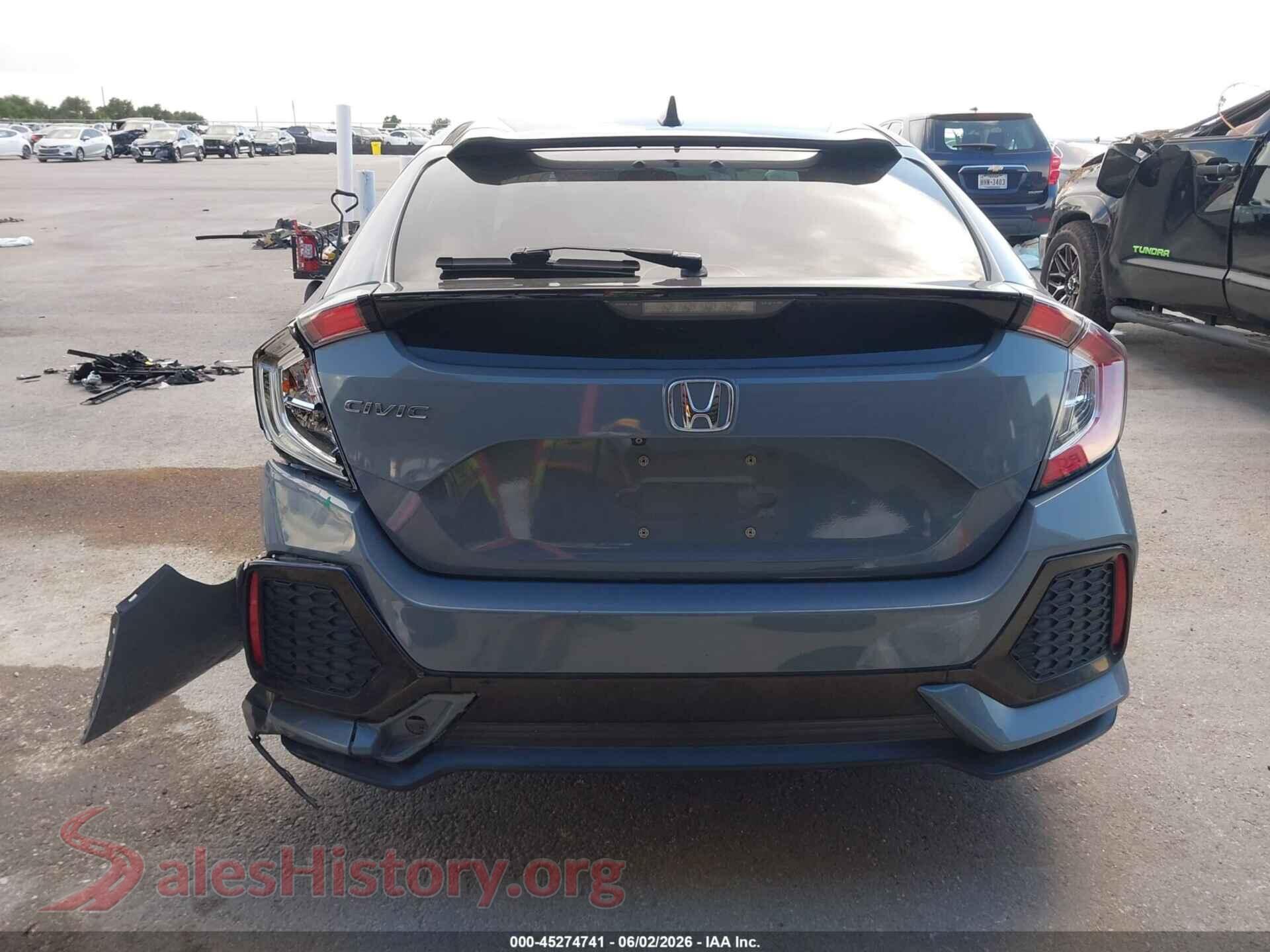 2018 HONDA CIVIC VIN SHHFK7H26JU238018, auction photo 17