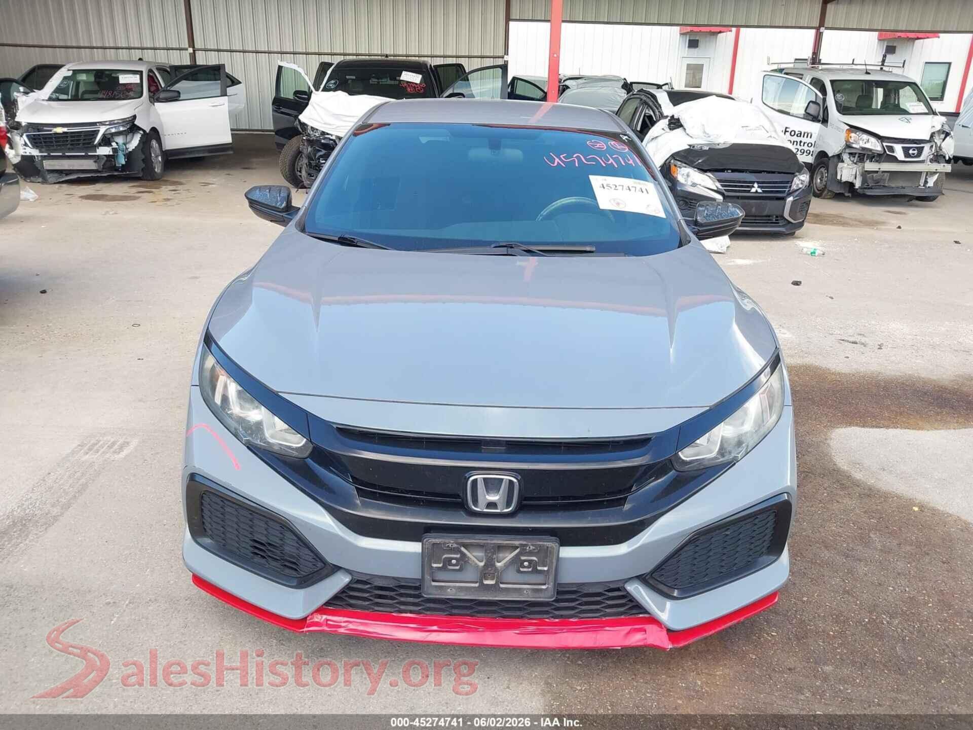 2018 HONDA CIVIC VIN SHHFK7H26JU238018, auction photo 13