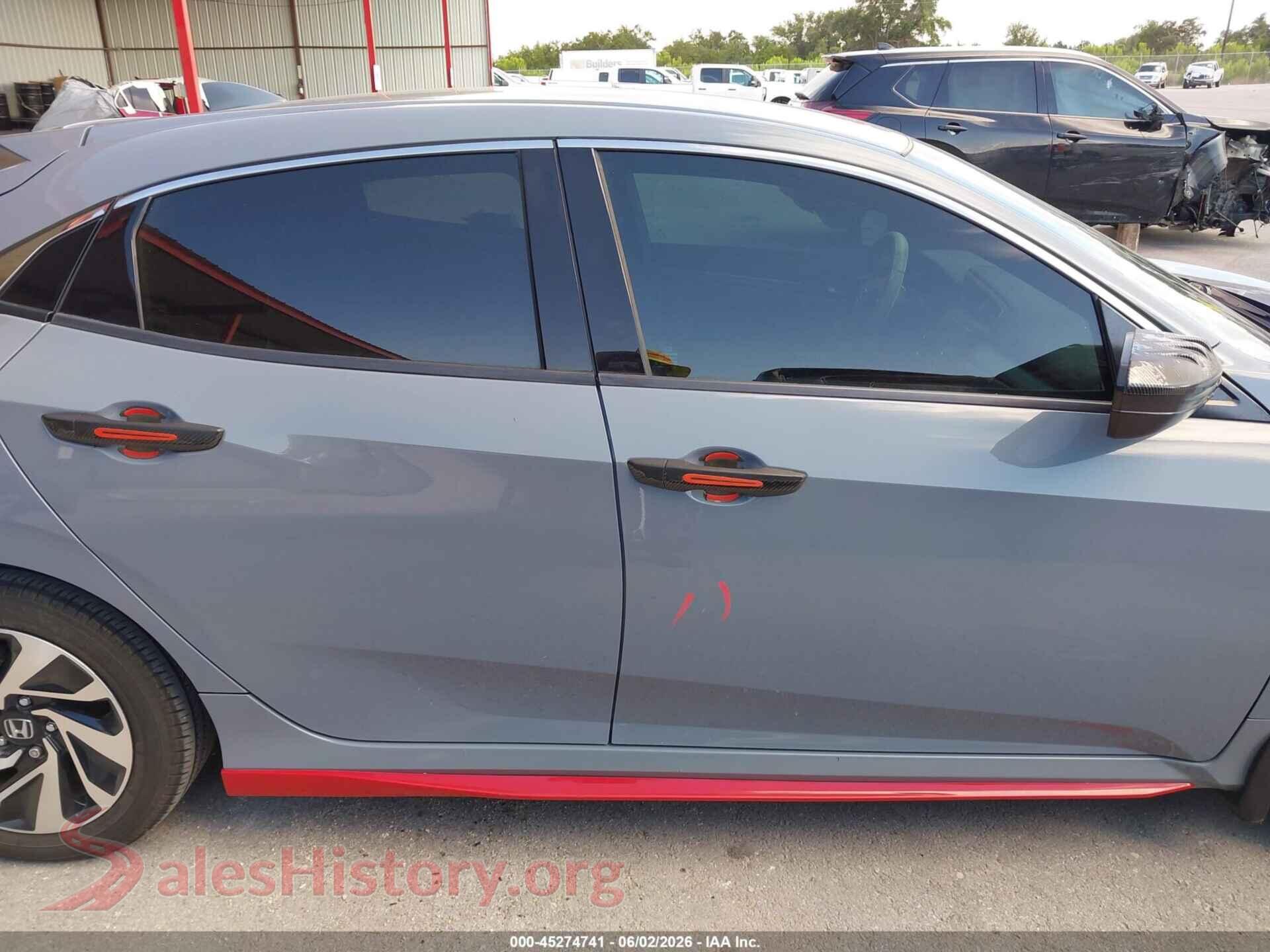 2018 HONDA CIVIC VIN SHHFK7H26JU238018, auction photo 14
