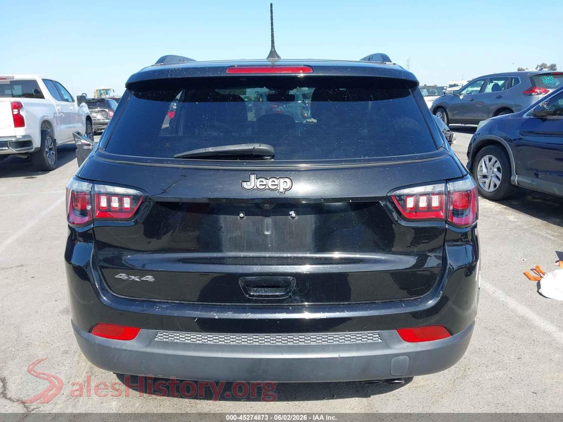 2021 JEEP COMPASS VIN 3C4NJDEB6MT592954, auction photo 15
