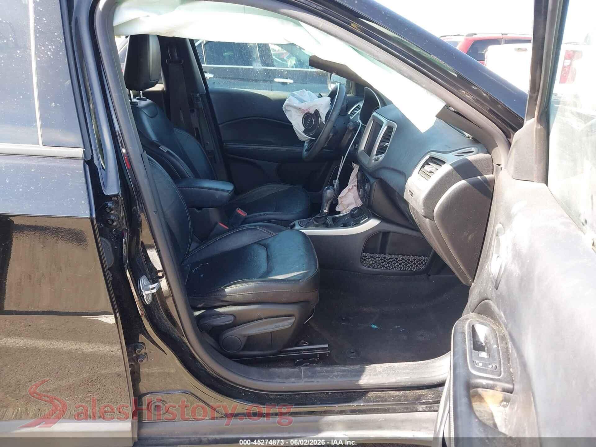 2021 JEEP COMPASS VIN 3C4NJDEB6MT592954, rear view