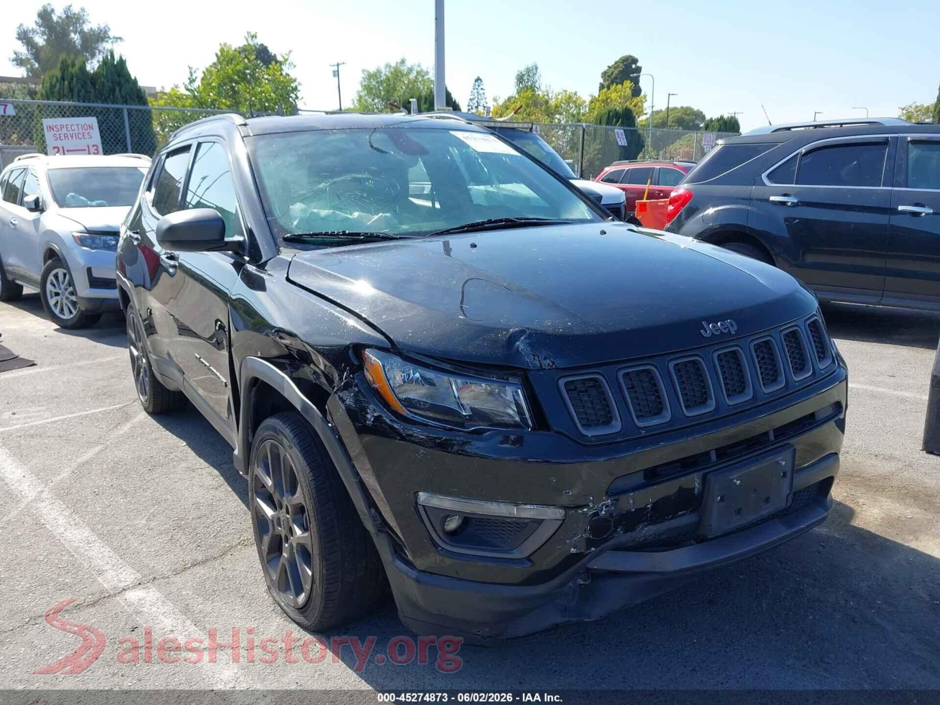 3C4NJDEB6MT592954 2021 JEEP COMPASS