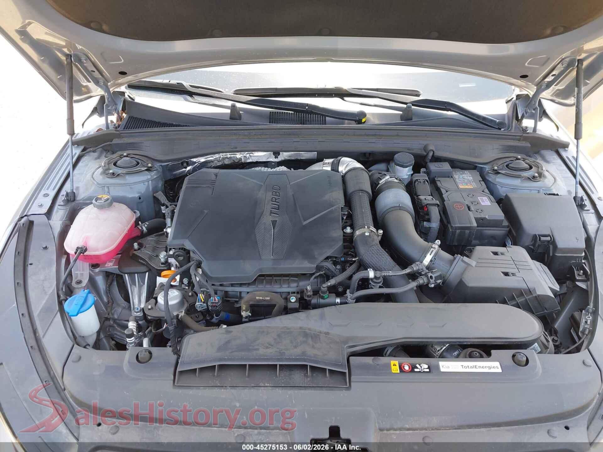 2025 KIA K5 VIN KNAG44J87S5339212, interior dashboard