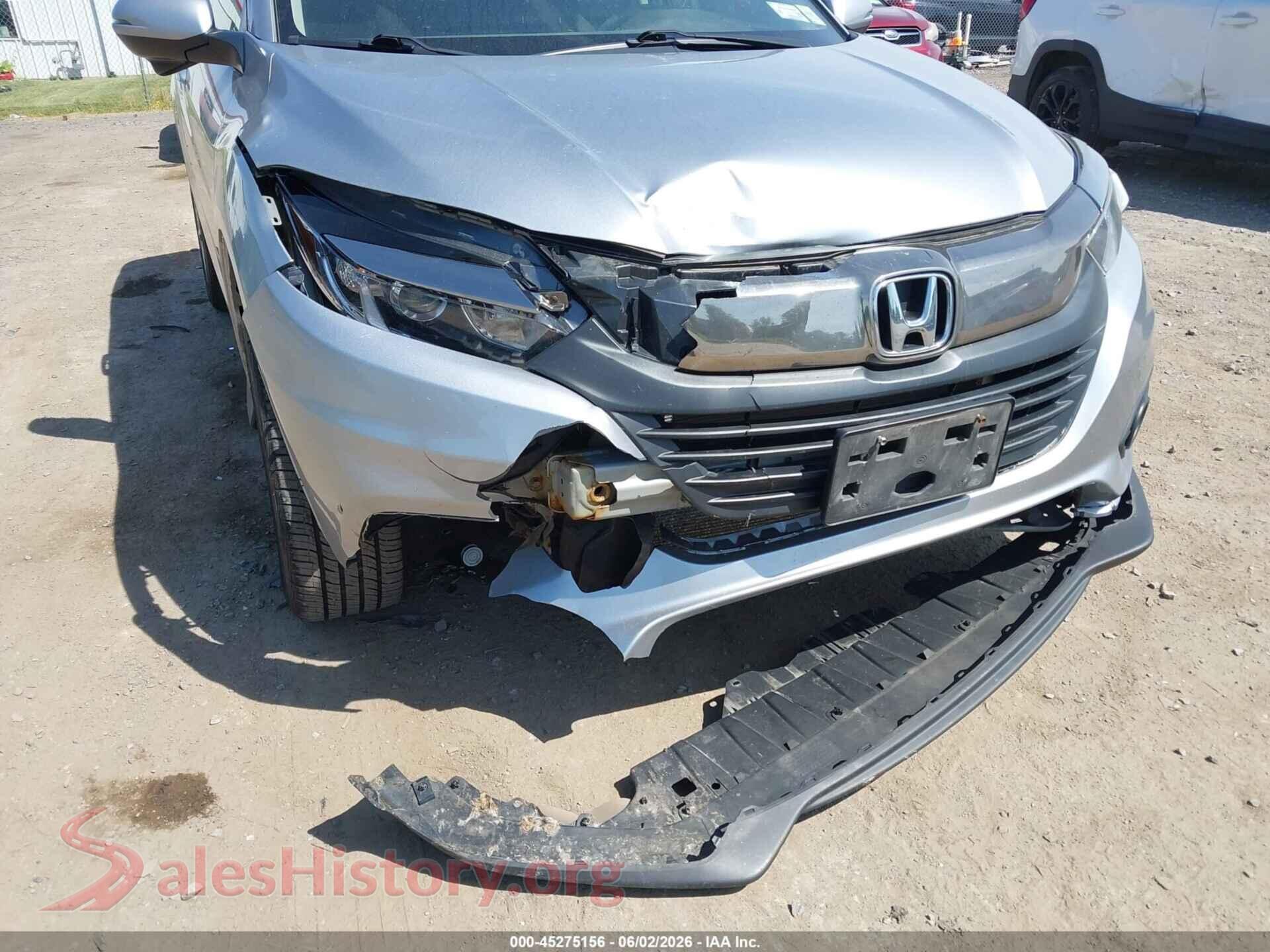 2020 HONDA HR-V VIN 3CZRU6H52LM712892, rear passenger side