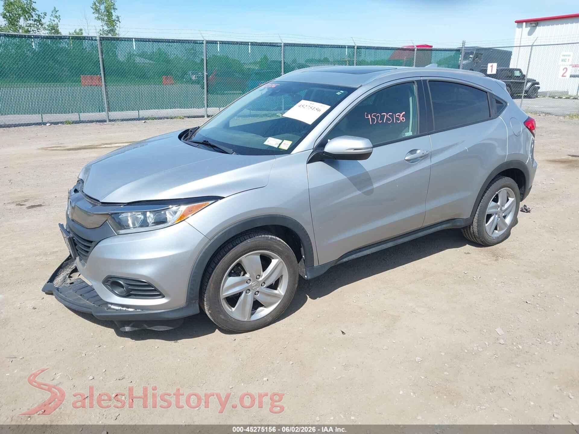 2020 HONDA HR-V VIN 3CZRU6H52LM712892, front view
