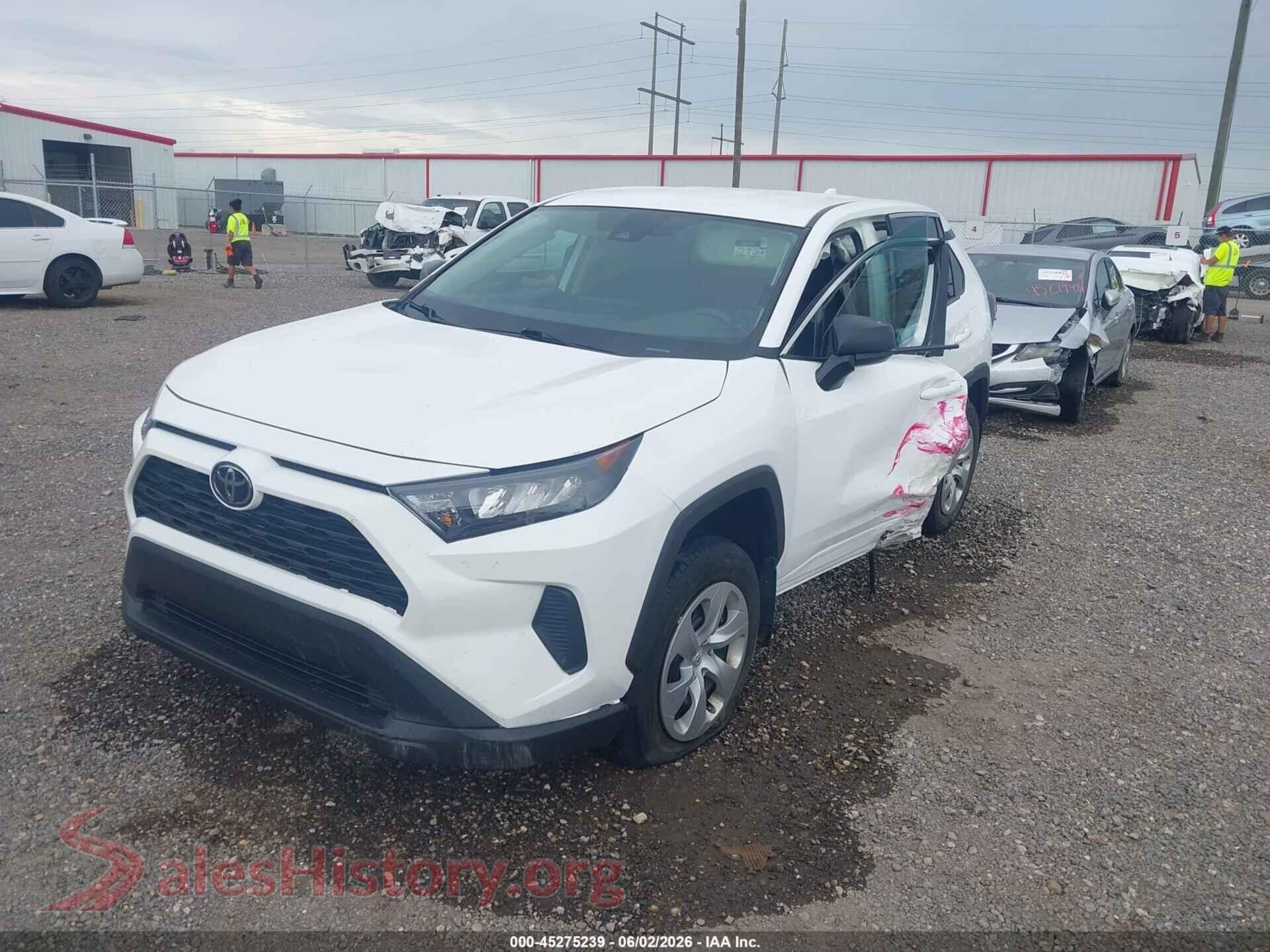 2022 TOYOTA RAV4 VIN 2T3H1RFV1NC181699, front view