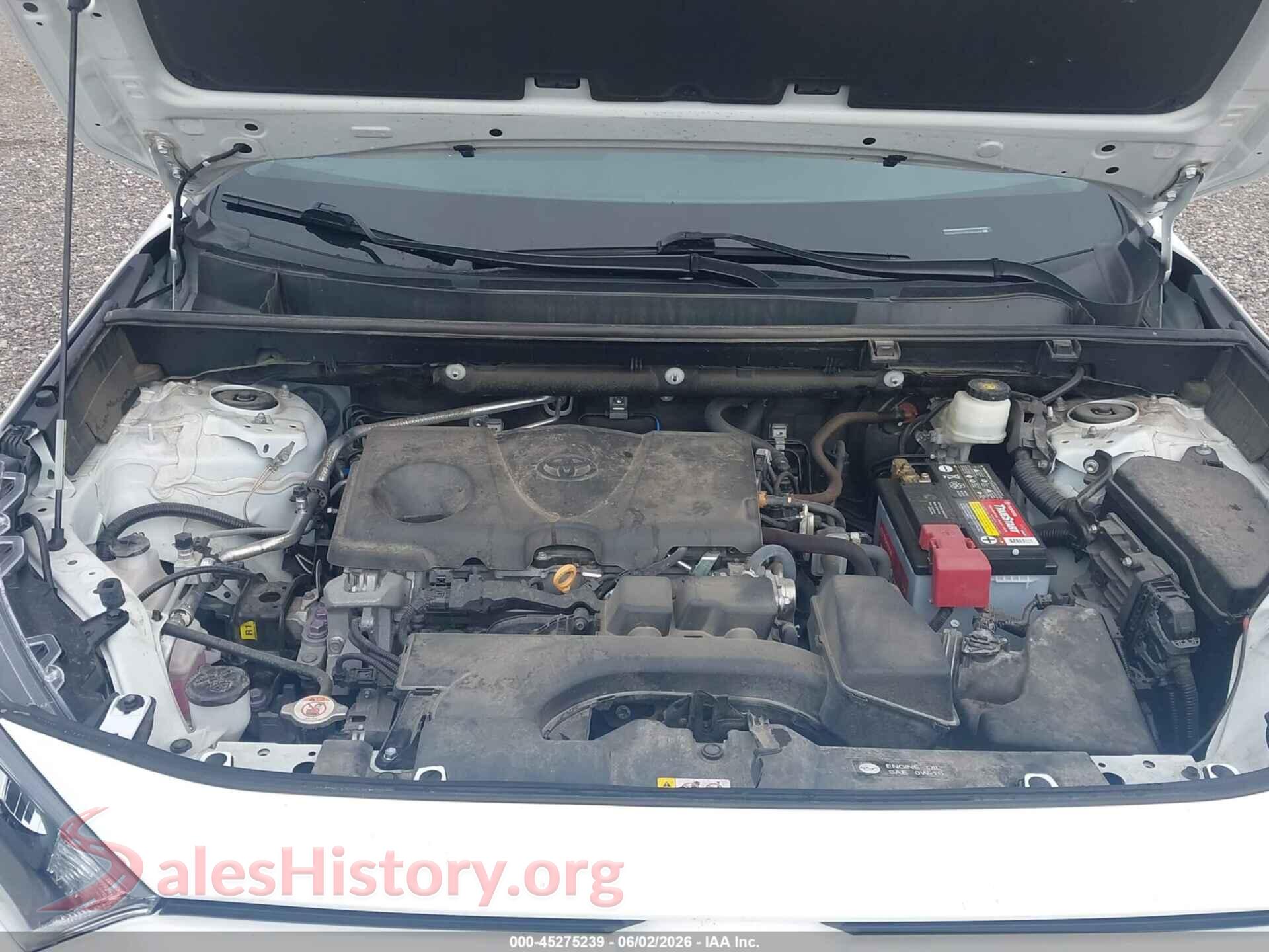 2022 TOYOTA RAV4 VIN 2T3H1RFV1NC181699, interior dashboard