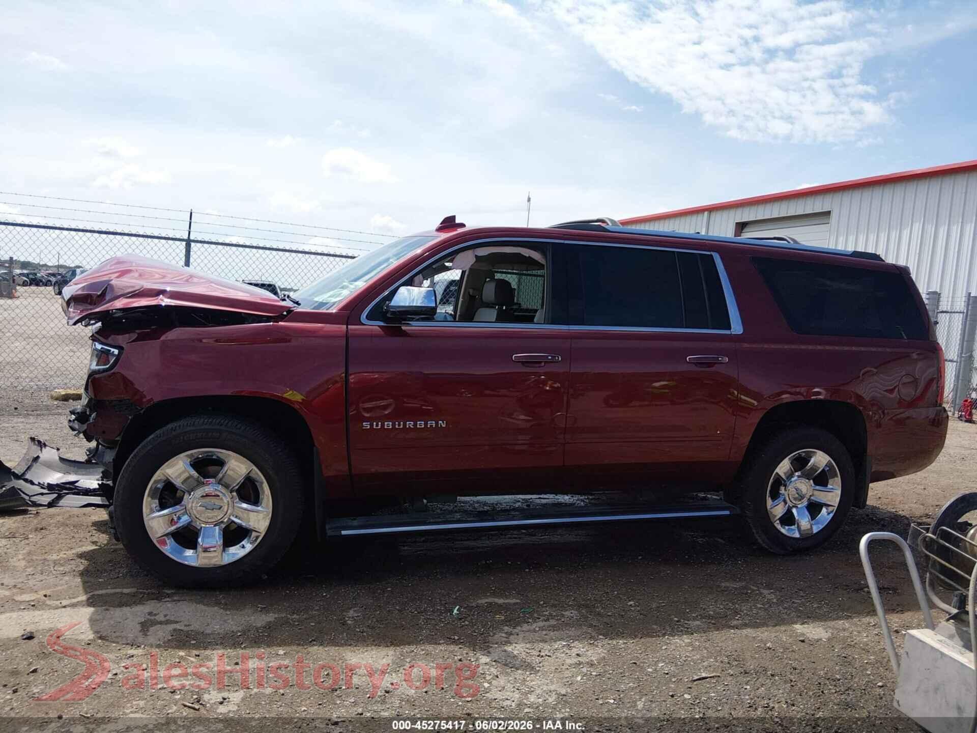 2017 CHEVROLET SUBURBAN VIN 1GNSKJKC1HR318840, auction photo 14