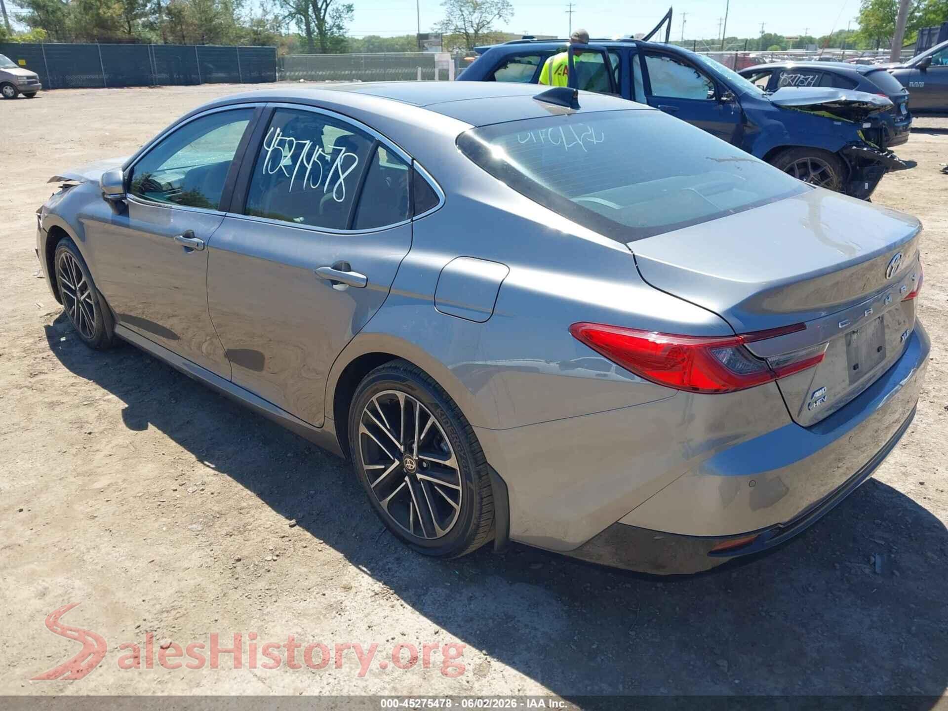 2026 TOYOTA CAMRY VIN 4T1DBADK8TU550374, driver side view