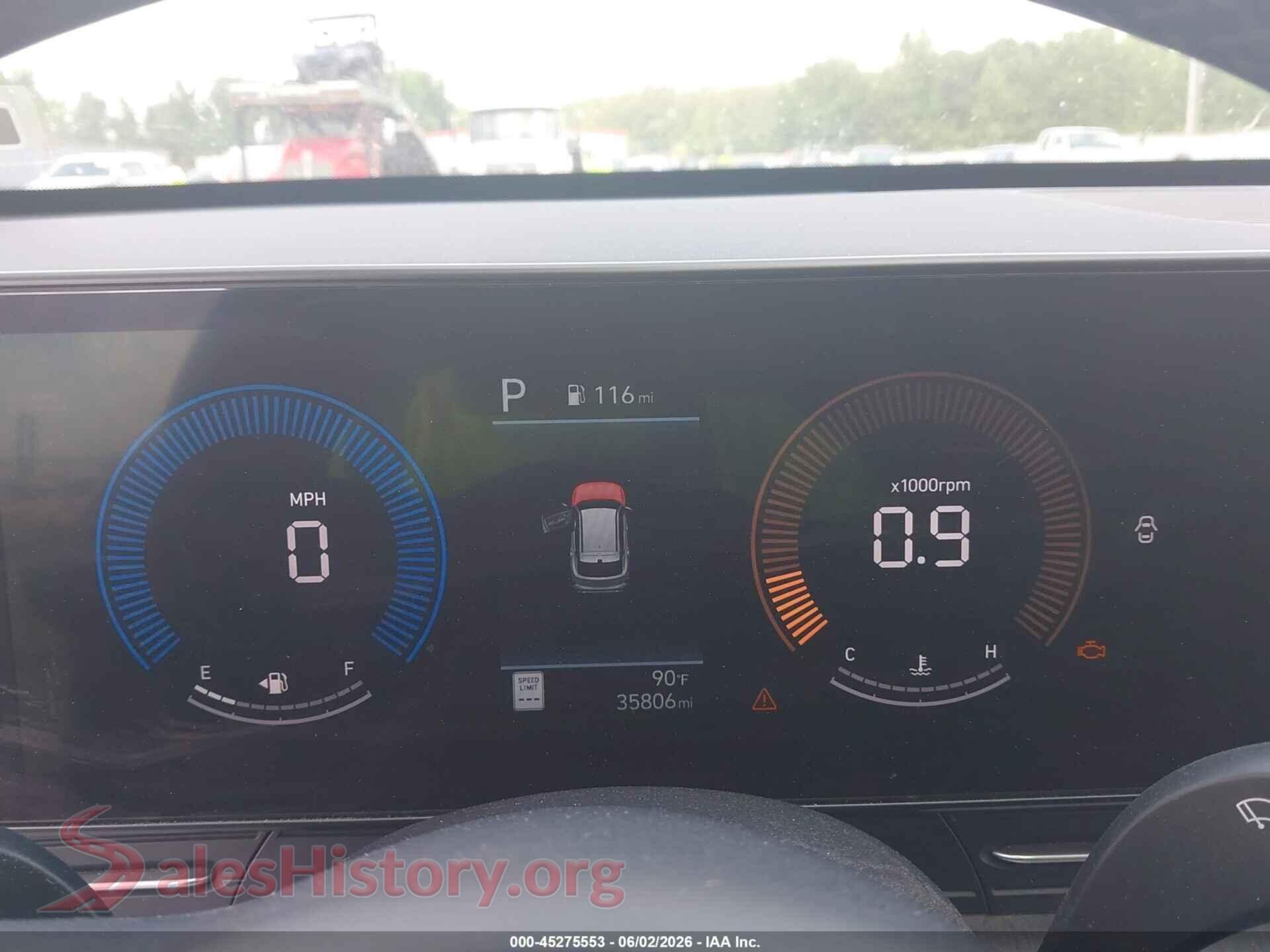 2025 HYUNDAI KONA VIN KM8HB3AB2SU205051, passenger side view