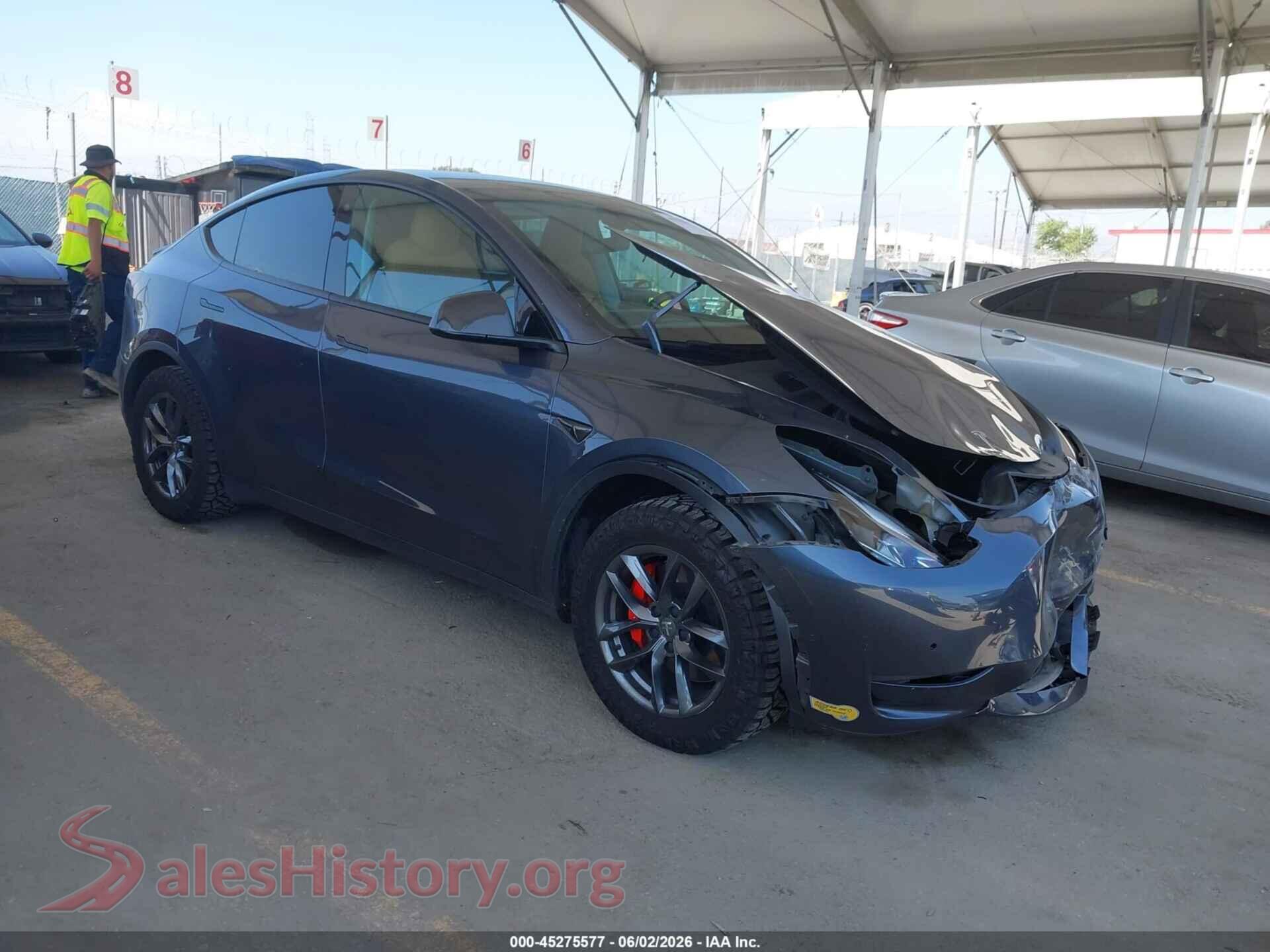 7SAYGDEFXNF468378 2022 TESLA MODEL Y