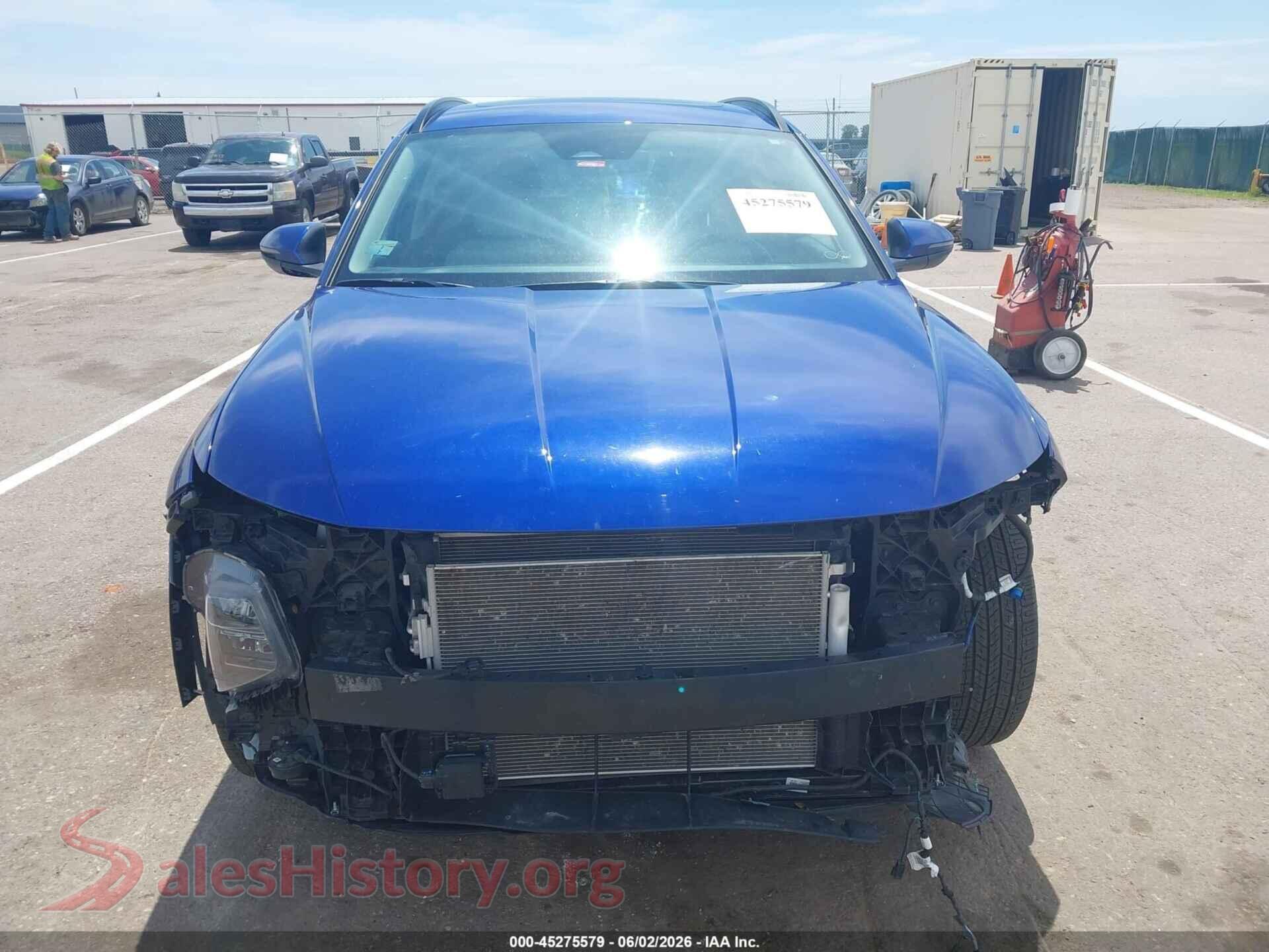 2023 HYUNDAI TUCSON VIN 5NMJFCAE0PH161389, damage close-up