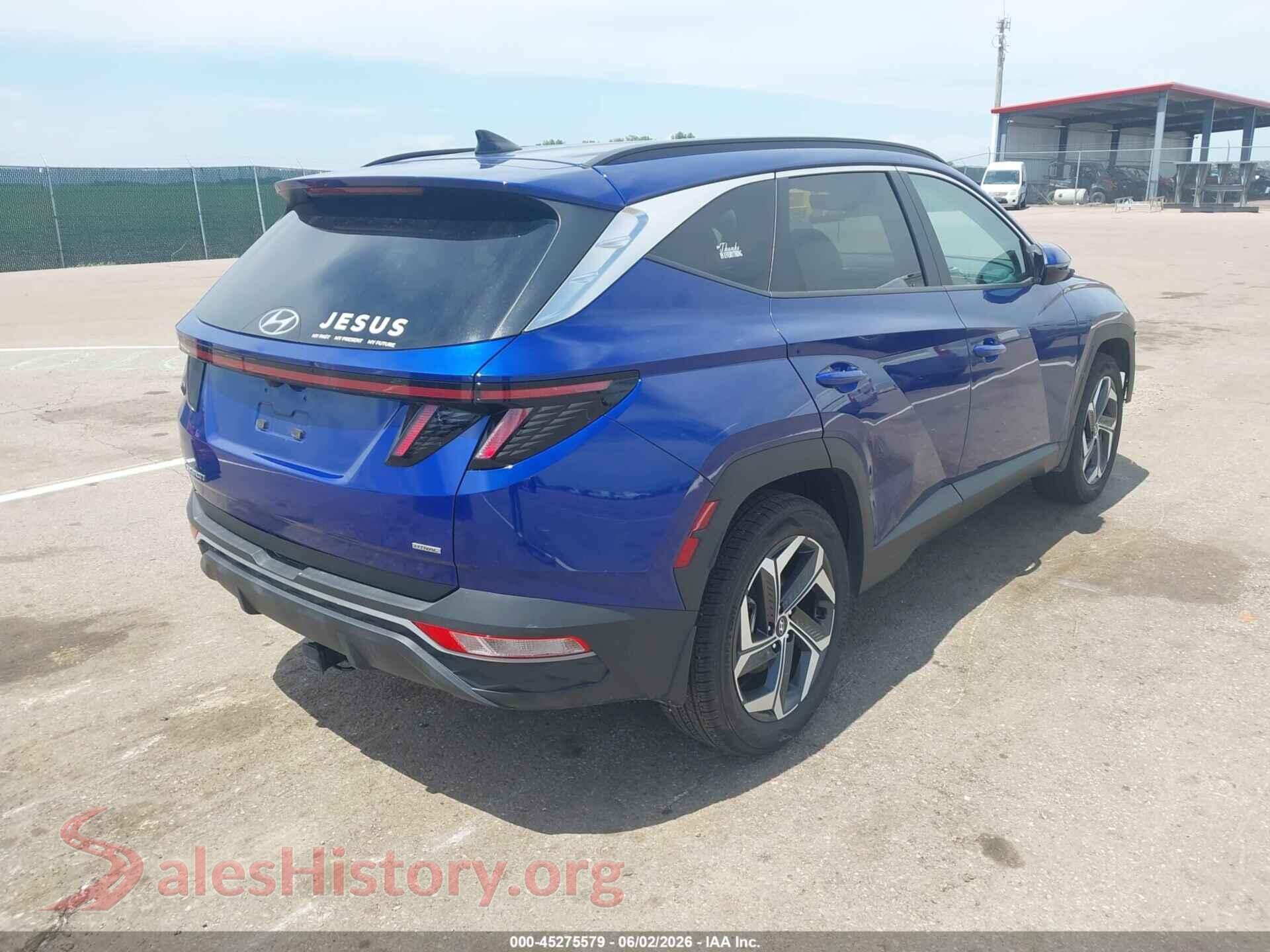 2023 HYUNDAI TUCSON VIN 5NMJFCAE0PH161389, rear driver side
