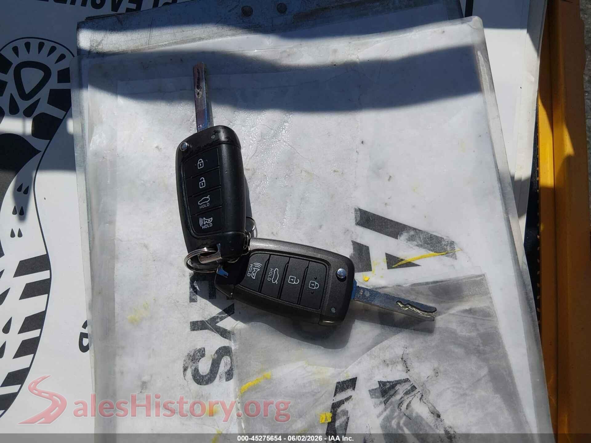 2019 HYUNDAI ACCENT VIN 3KPC24A37KE044918, odometer mileage