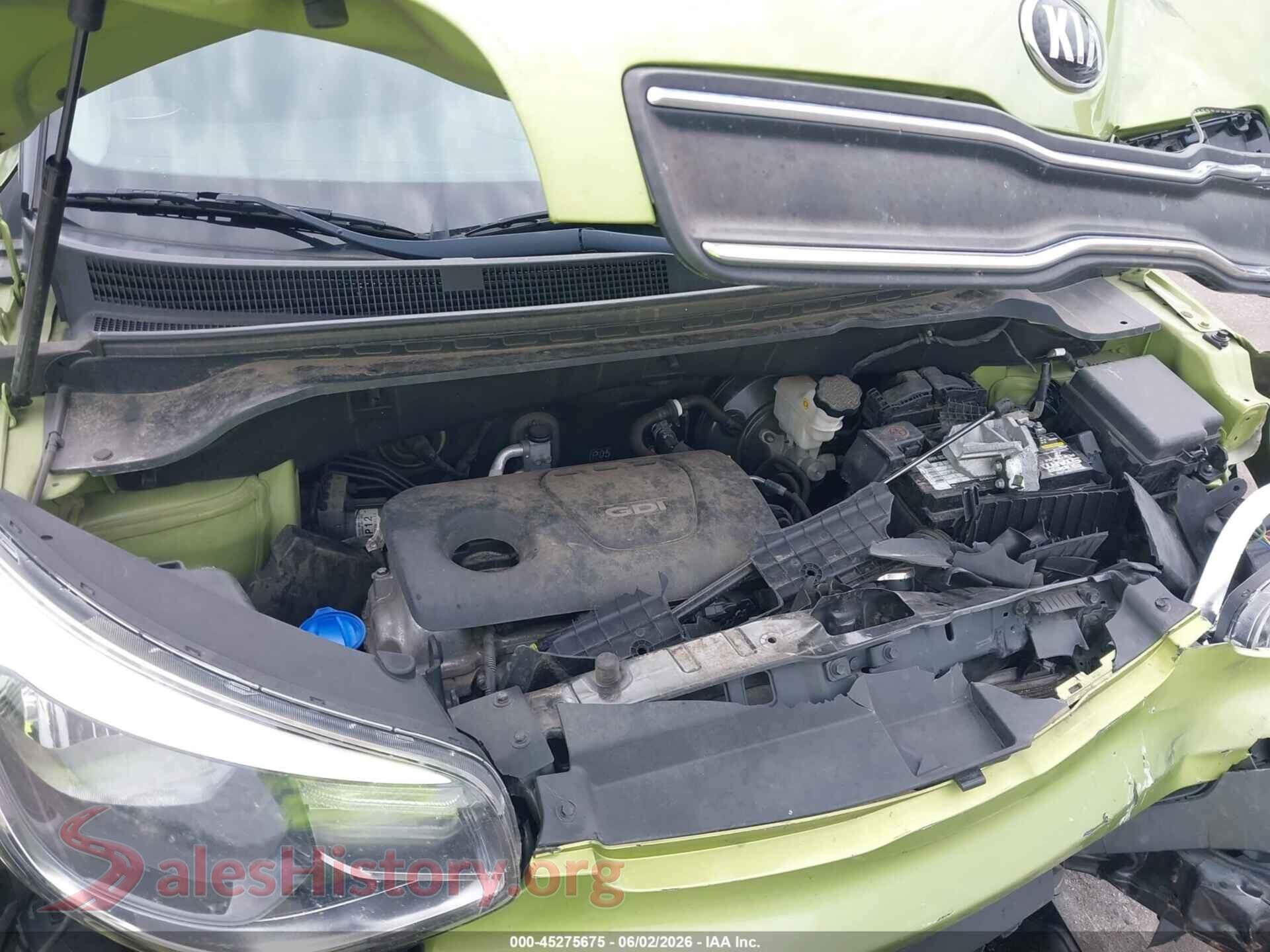 2018 KIA SOUL VIN KNDJN2A22J7888082, interior dashboard