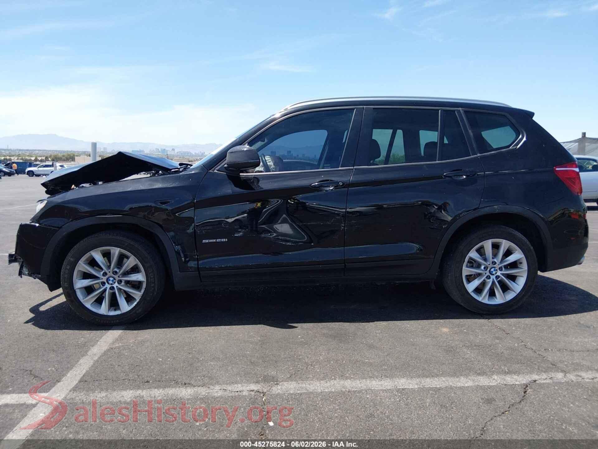 2017 BMW X3 VIN 5UXWZ7C52H0V85609, auction photo 13