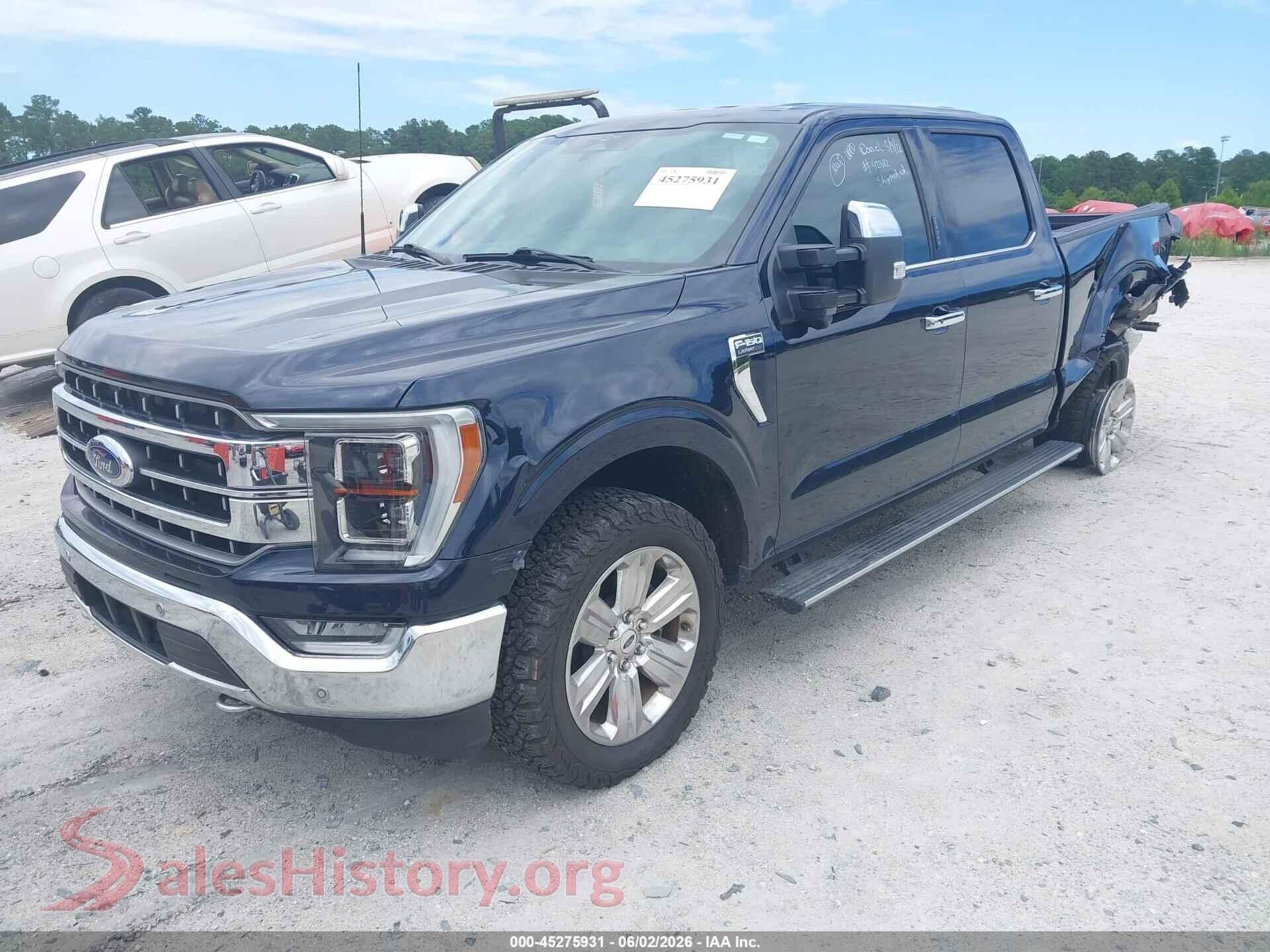 2023 FORD F-150 VIN 1FTFW1E85PFC81037, front view