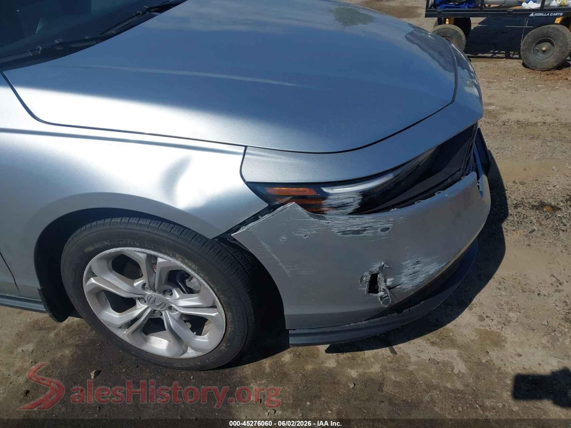 2025 HONDA ACCORD VIN 1HGCY1F26SA047617, auction photo 16