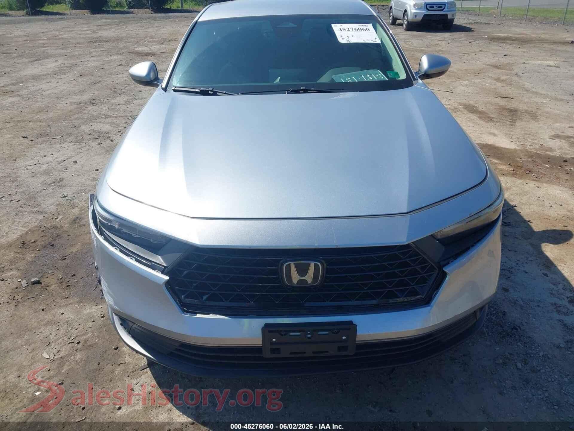 2025 HONDA ACCORD VIN 1HGCY1F26SA047617, rear passenger side