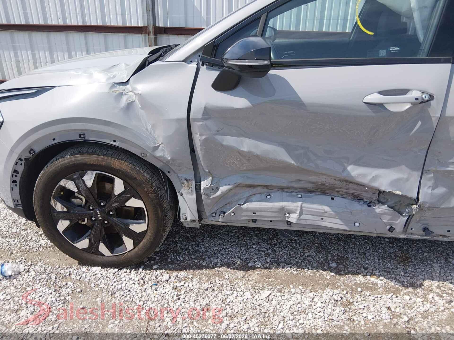2023 KIA SPORTAGE VIN 5XYK6CAF5PG107223, rear passenger side