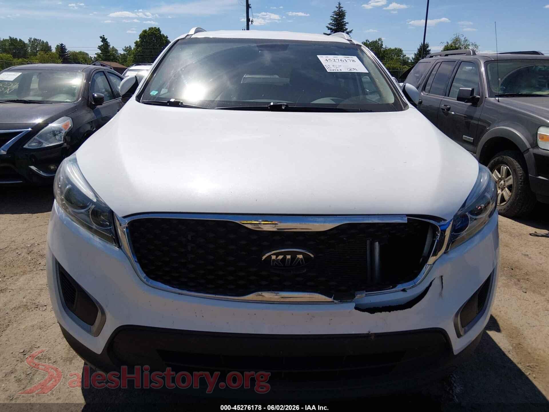2017 KIA SORENTO VIN 5XYPG4A39HG277892, rear passenger side