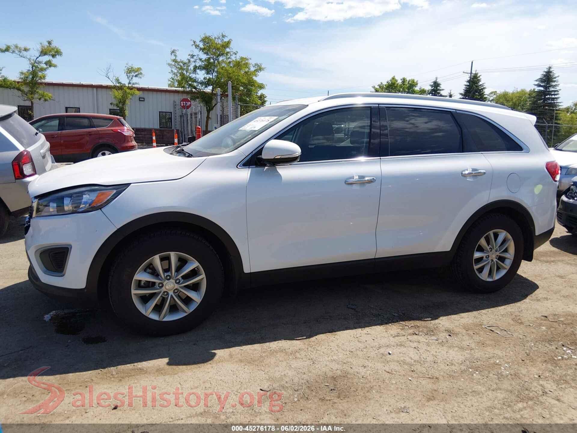 2017 KIA SORENTO VIN 5XYPG4A39HG277892, auction photo 14