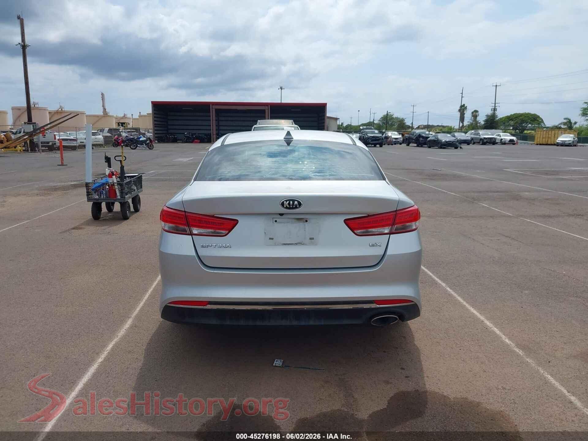 2017 KIA OPTIMA VIN 5XXGU4L32HG159760, auction photo 16