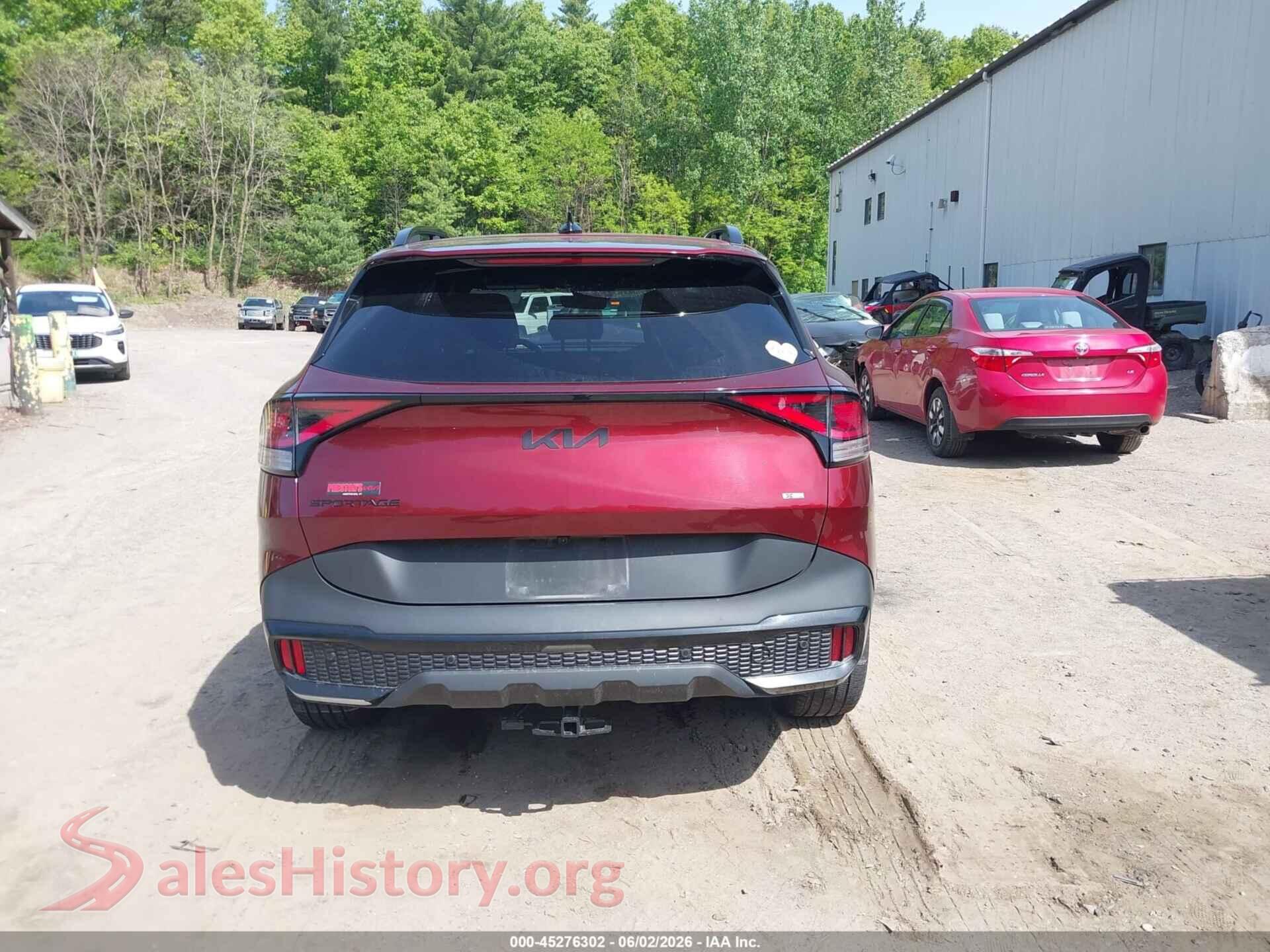 2025 KIA SPORTAGE PLUG-IN HYBRID VIN KNDPYDDH6S7205752, auction photo 17