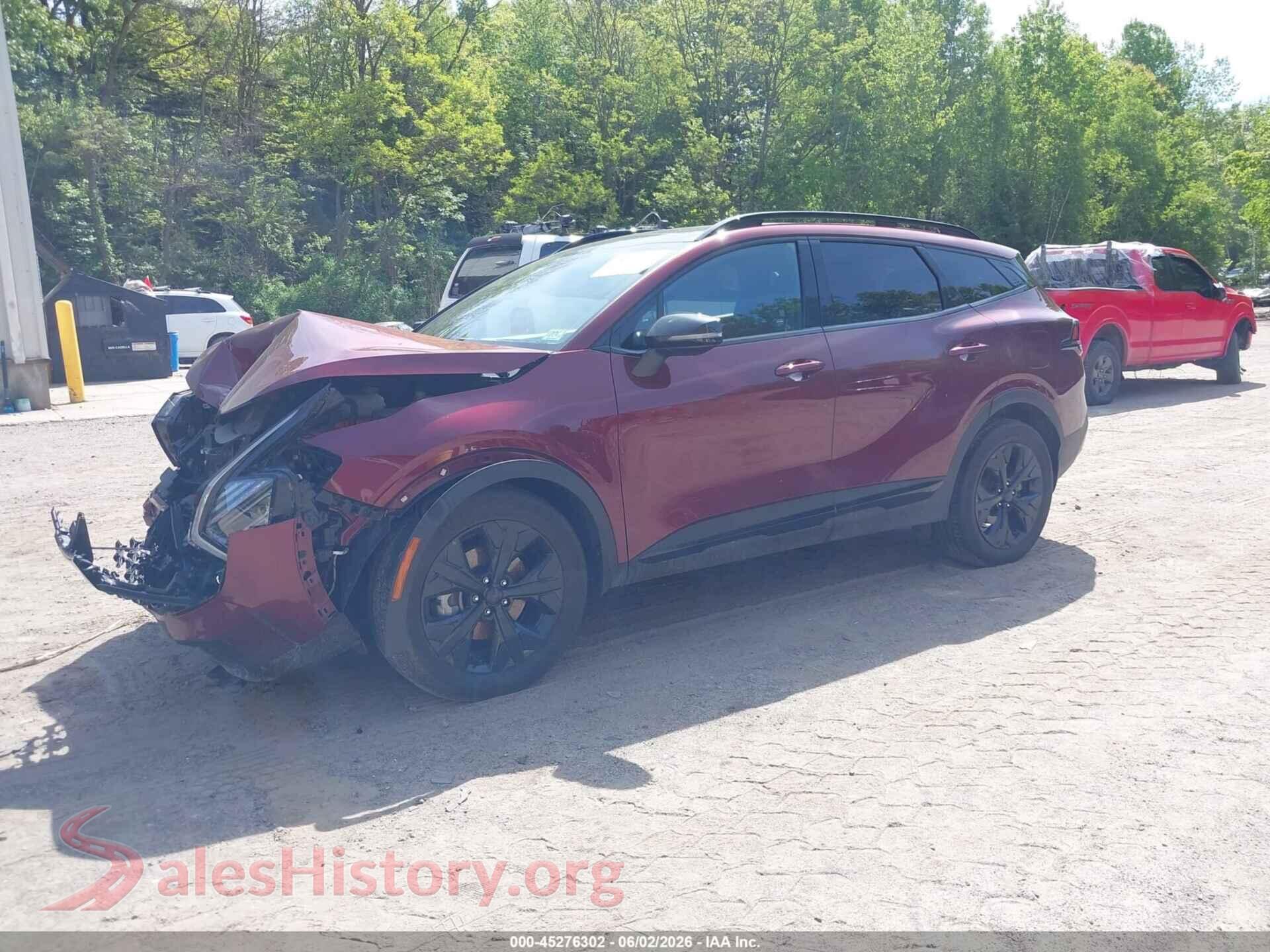 2025 KIA SPORTAGE PLUG-IN HYBRID VIN KNDPYDDH6S7205752, front view