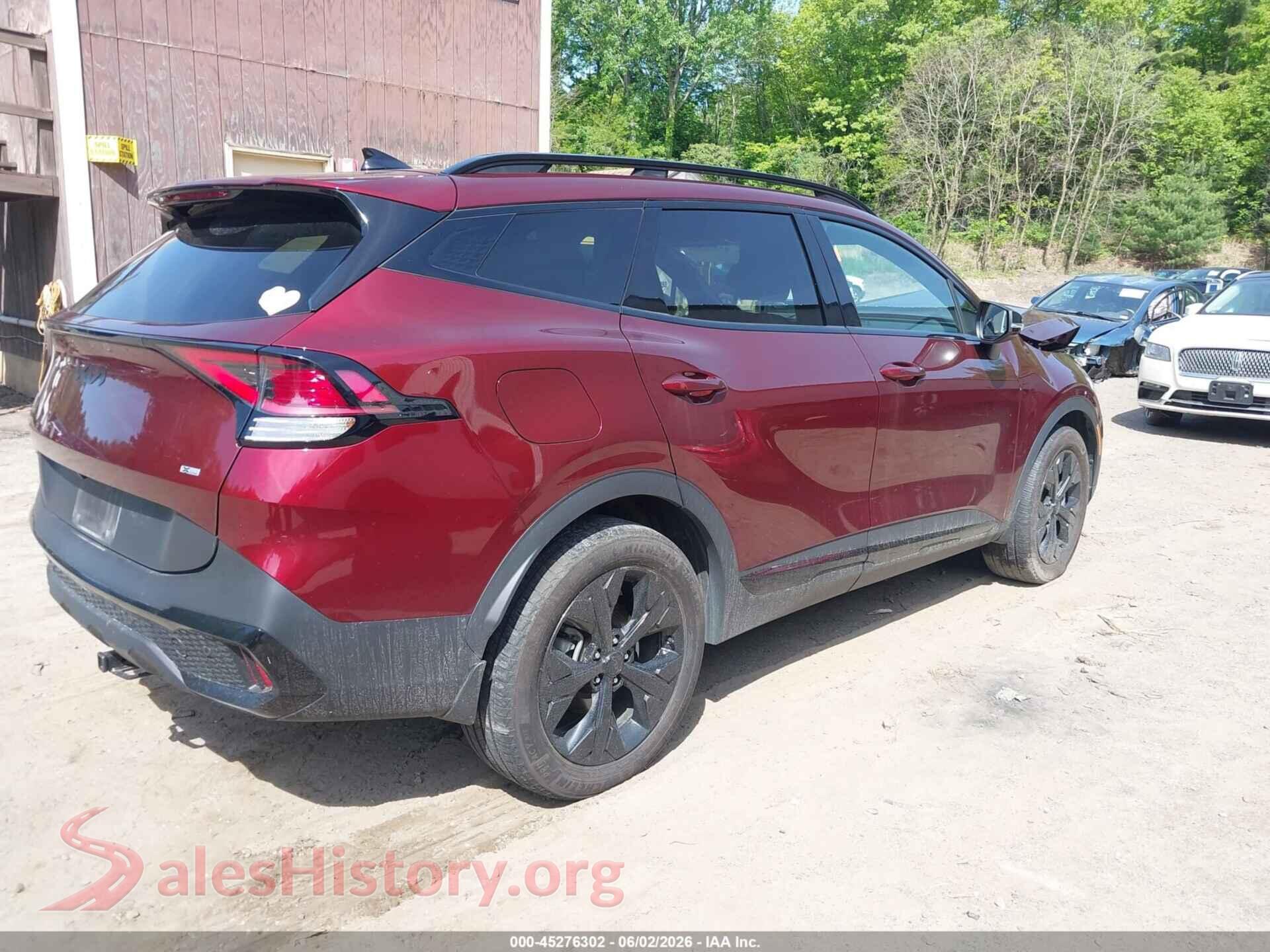 2025 KIA SPORTAGE PLUG-IN HYBRID VIN KNDPYDDH6S7205752, rear driver side