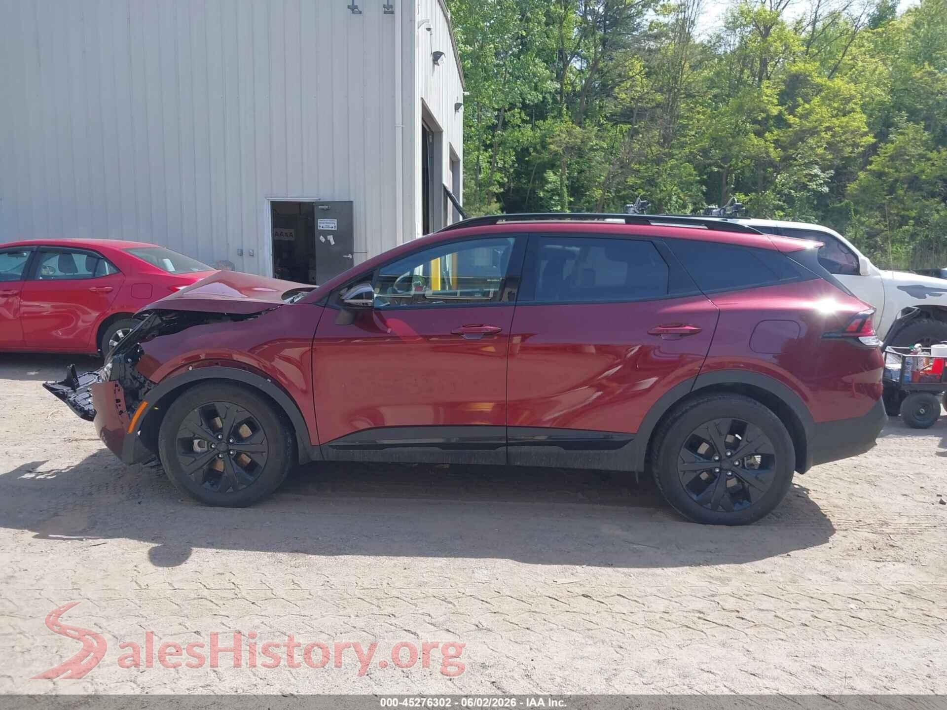 2025 KIA SPORTAGE PLUG-IN HYBRID VIN KNDPYDDH6S7205752, auction photo 15